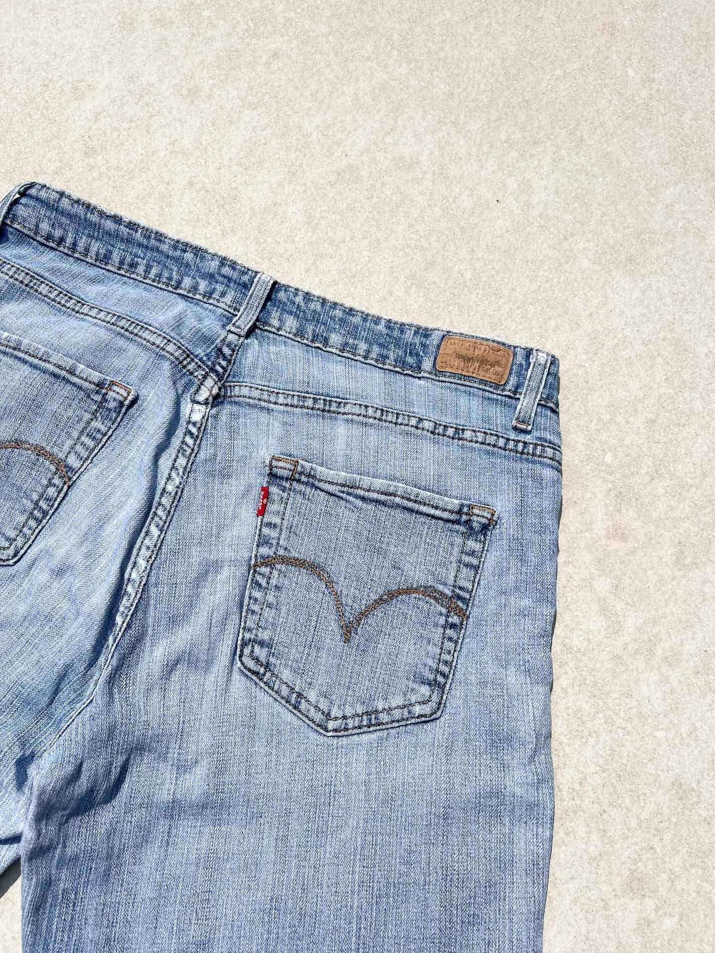 Levis mid rise skinny shorts - secondvintage