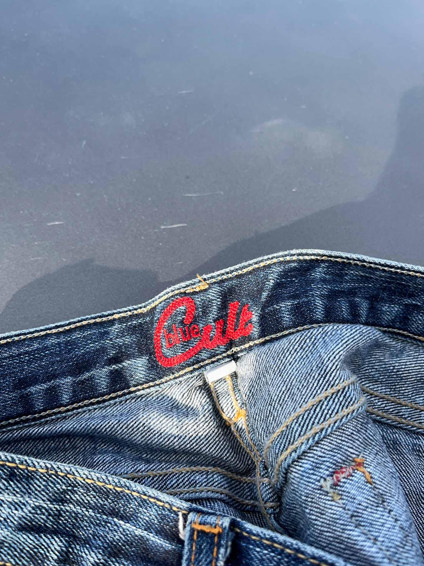 blue cult denim jeans Y2K / flare - secondvintage