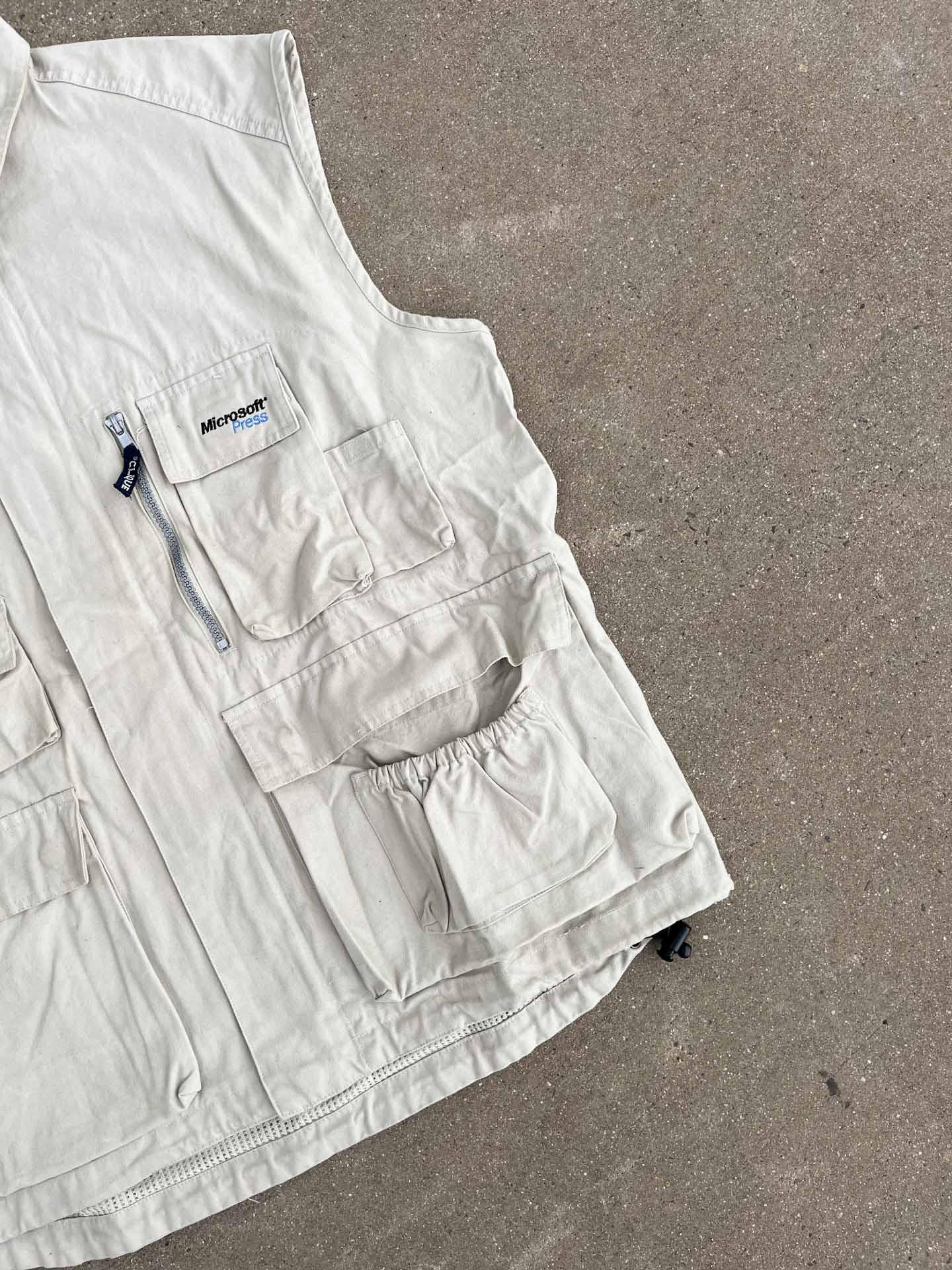 Microsoft Press staff vest - secondvintage
