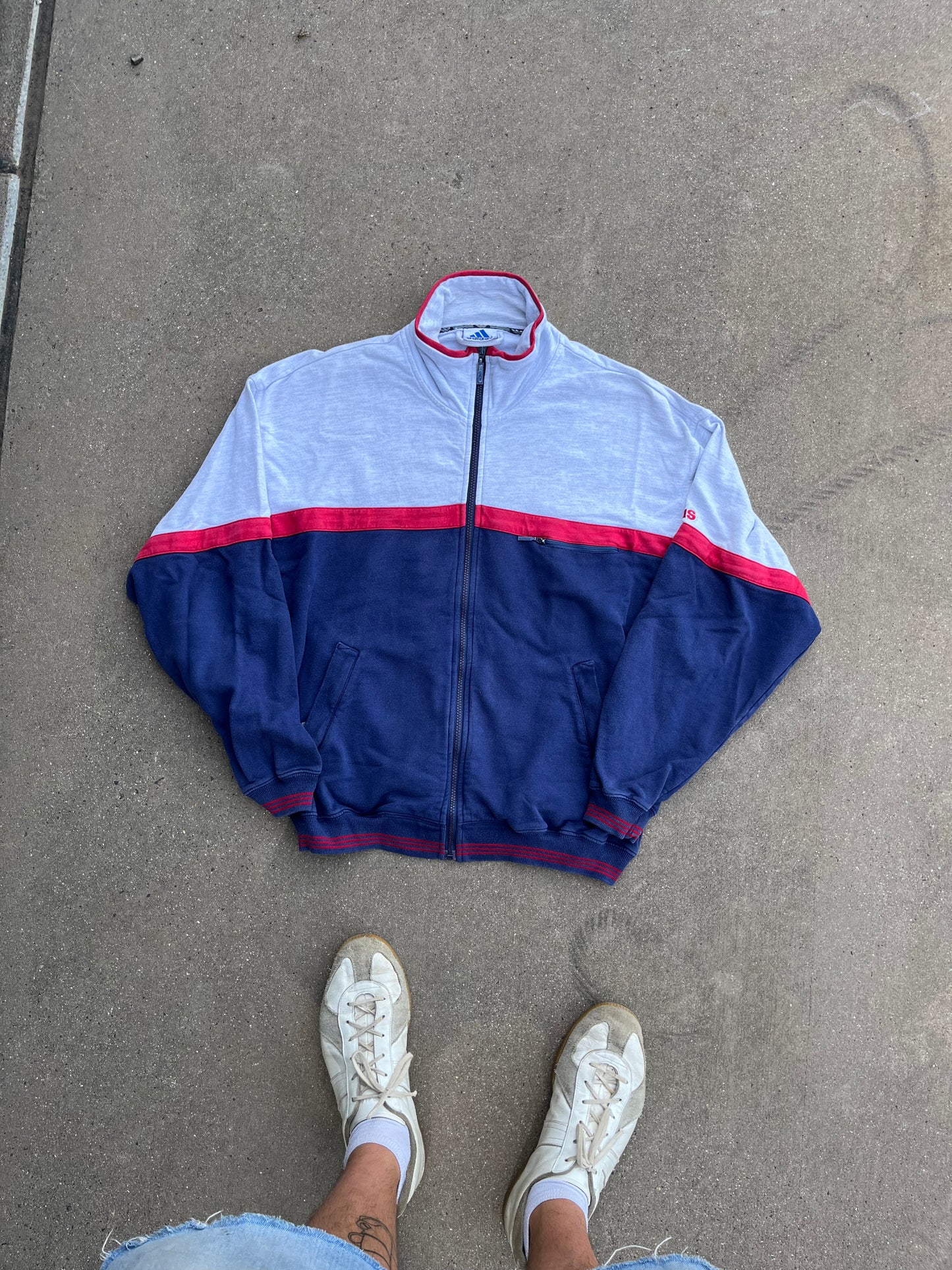 VINTAGE Adidas zipper