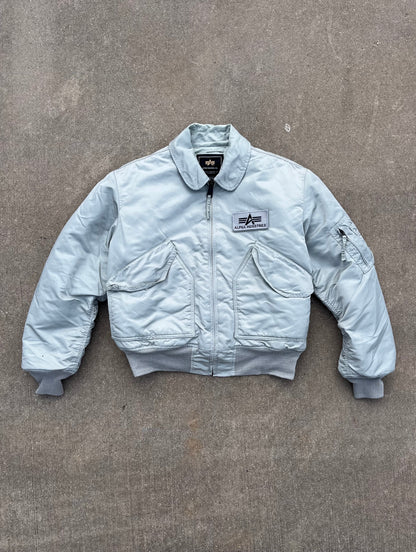 Alpha Industries silver bomber