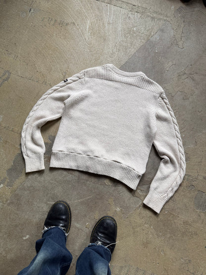 SCHOTT cable knit fisherman Pullover