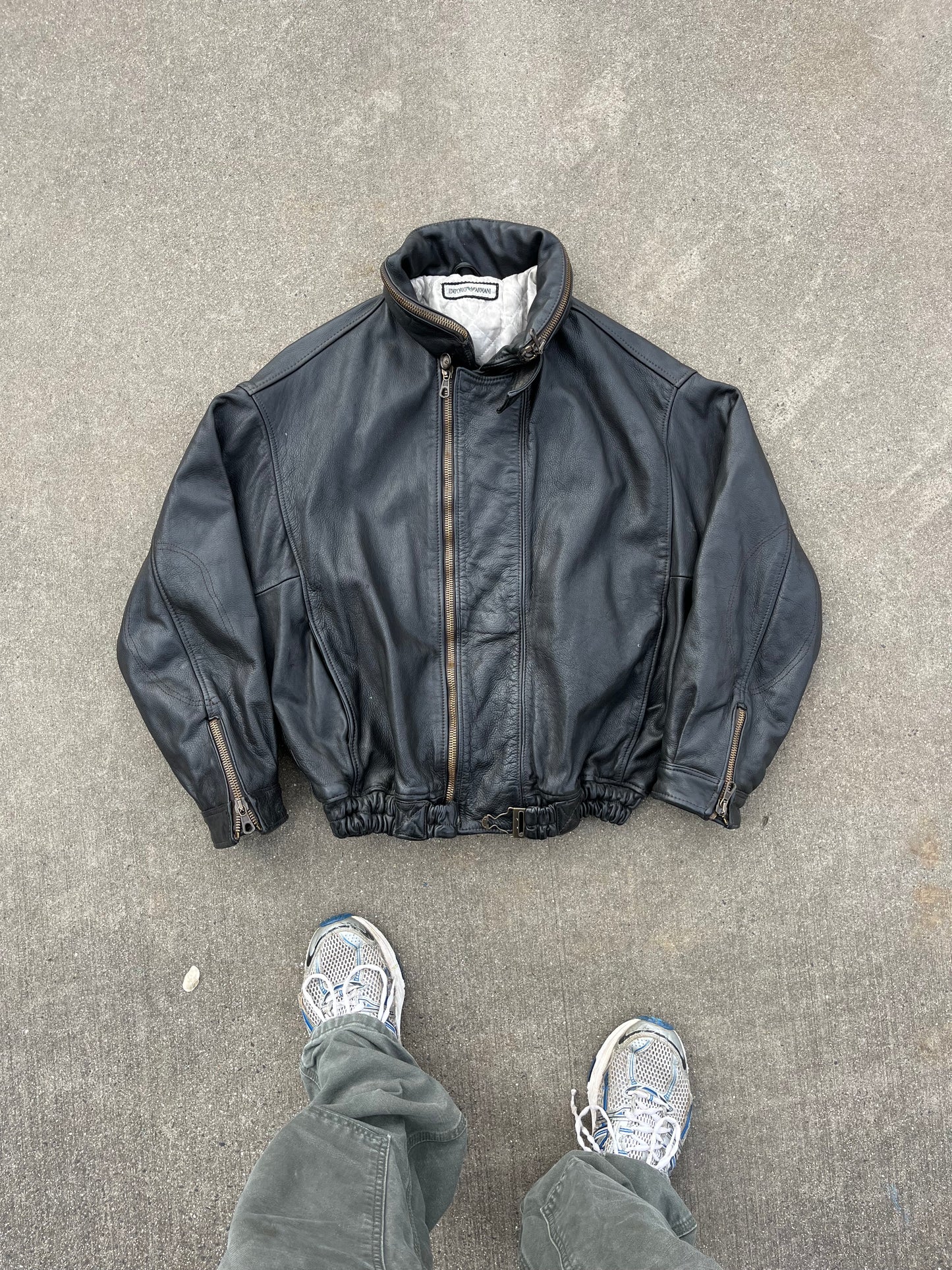 Emporio Armani 80´s leather jacket