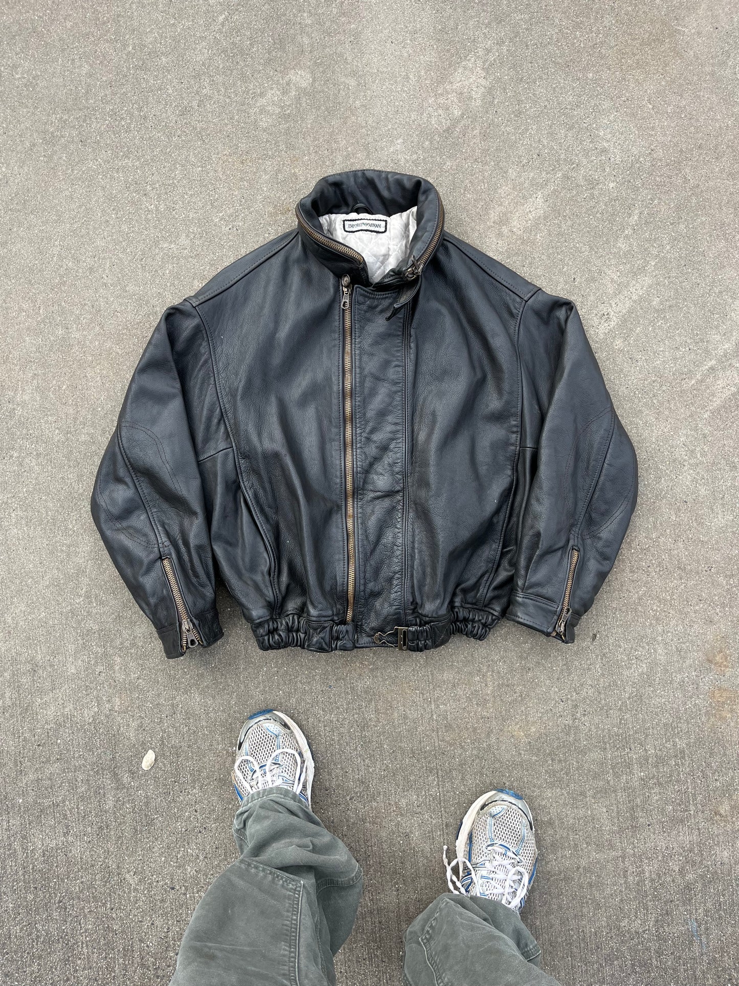 Emporio Armani 80´s leather jacket