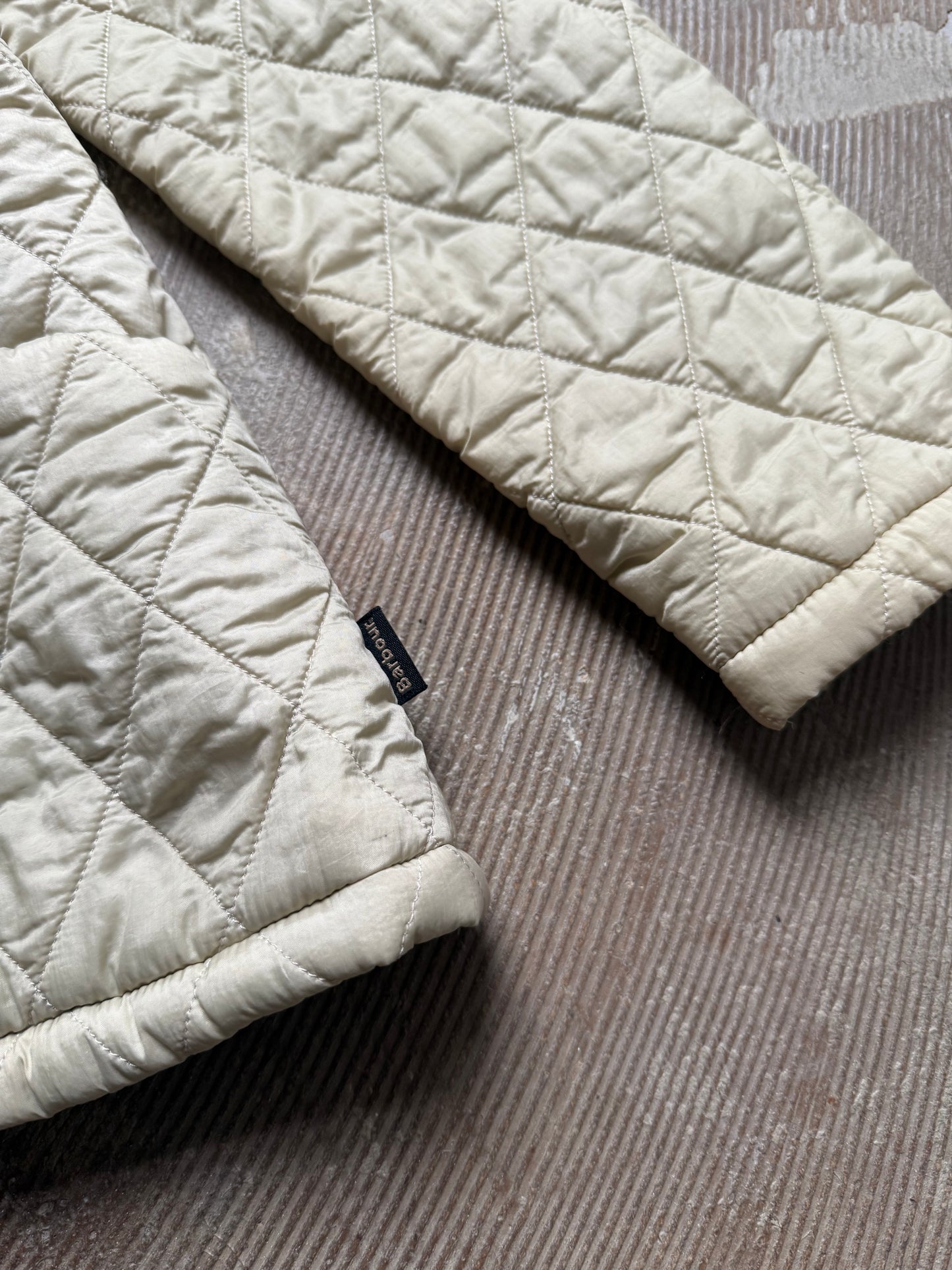 Barbour Steppjacke Beige