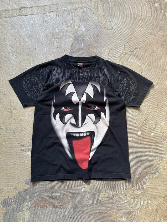 KISS 90´s black rock shirt - single stitched