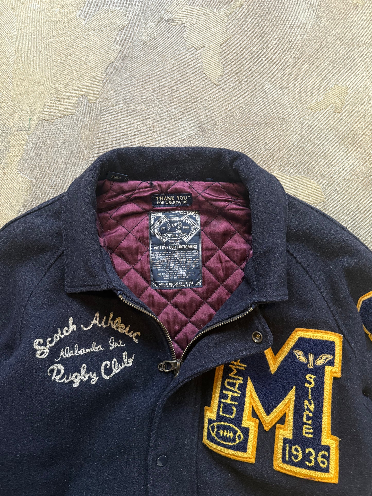 Scotch & Soda Varsity Wool jacket