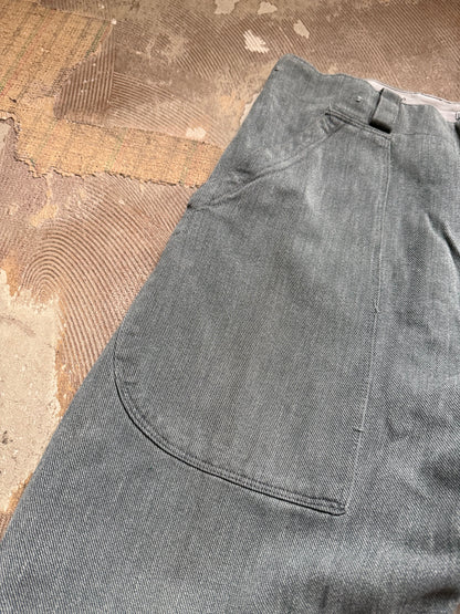 Vtg Swiss Army 50s-70s denim workwear pants