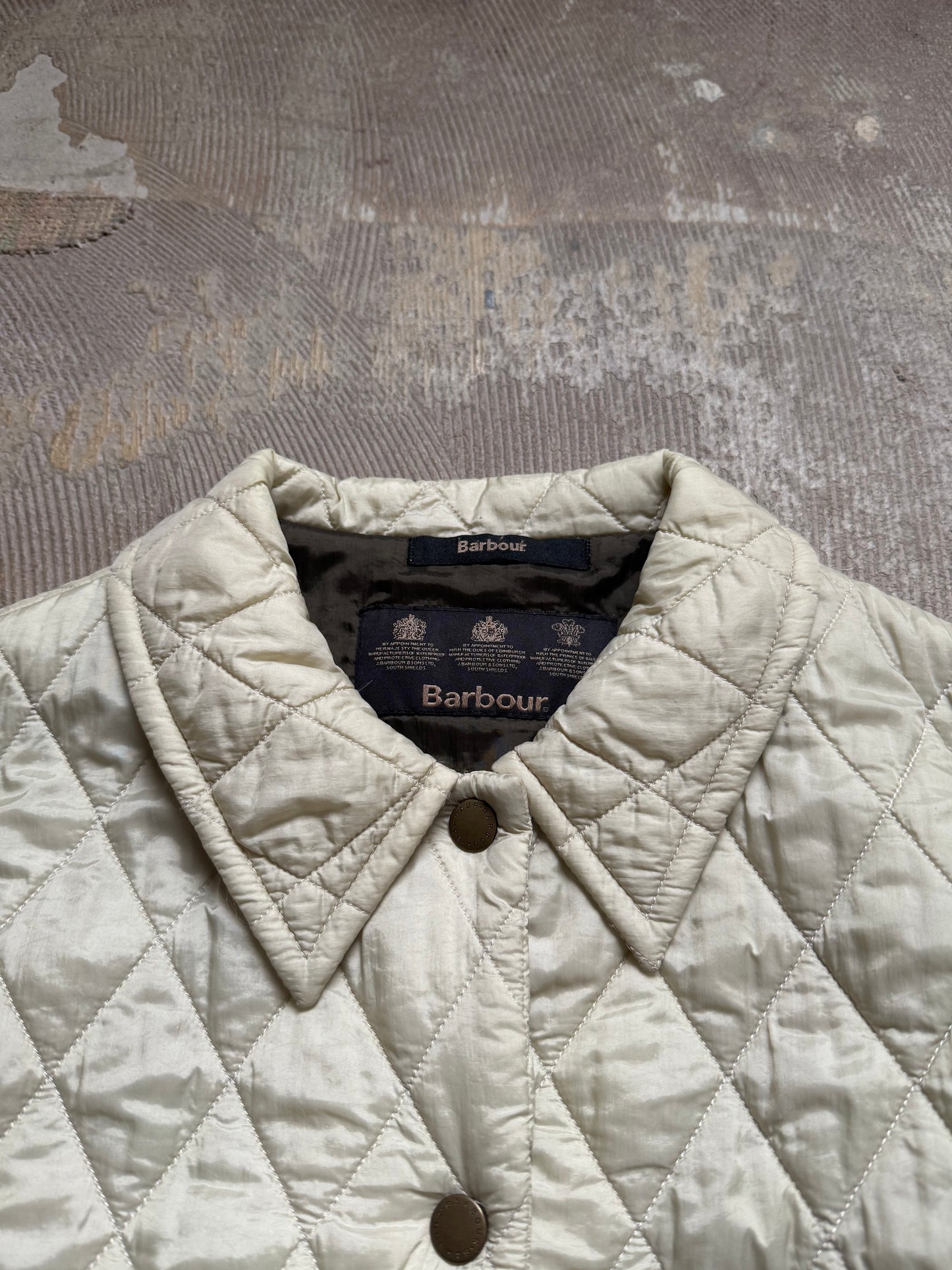 Barbour Steppjacke Beige