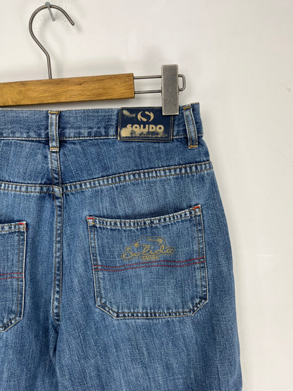 SOLIDO Baggy Denim Pants