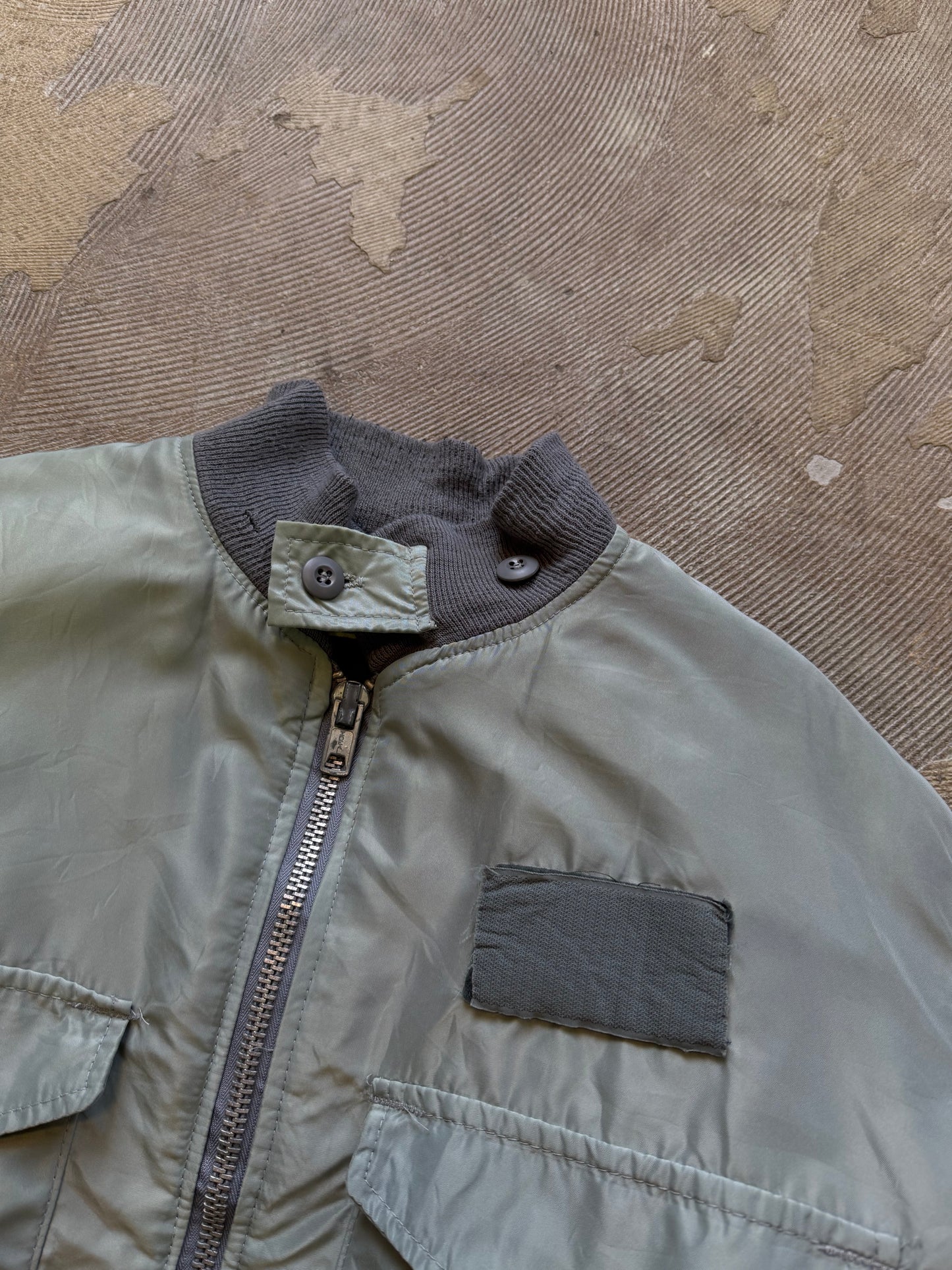 vtg us army cropped rare bomber jacket