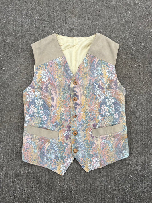 Flower pattern vest