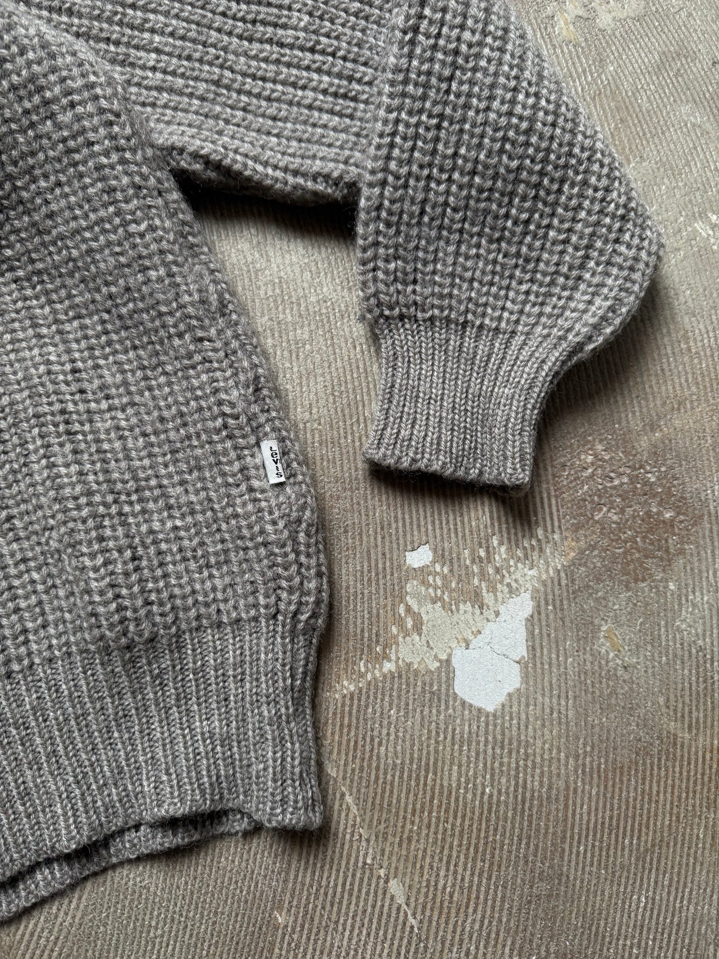 vtg 1970s Levis 100% Shetland Wool pullover made