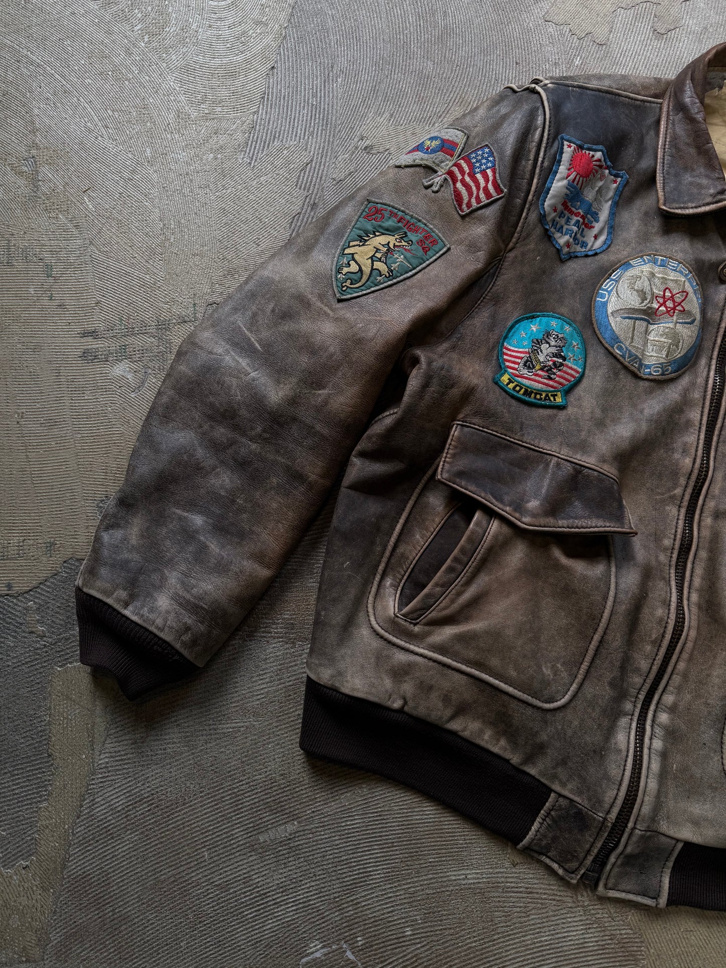 Top Gun vtg Leather jacket Hein Gericke