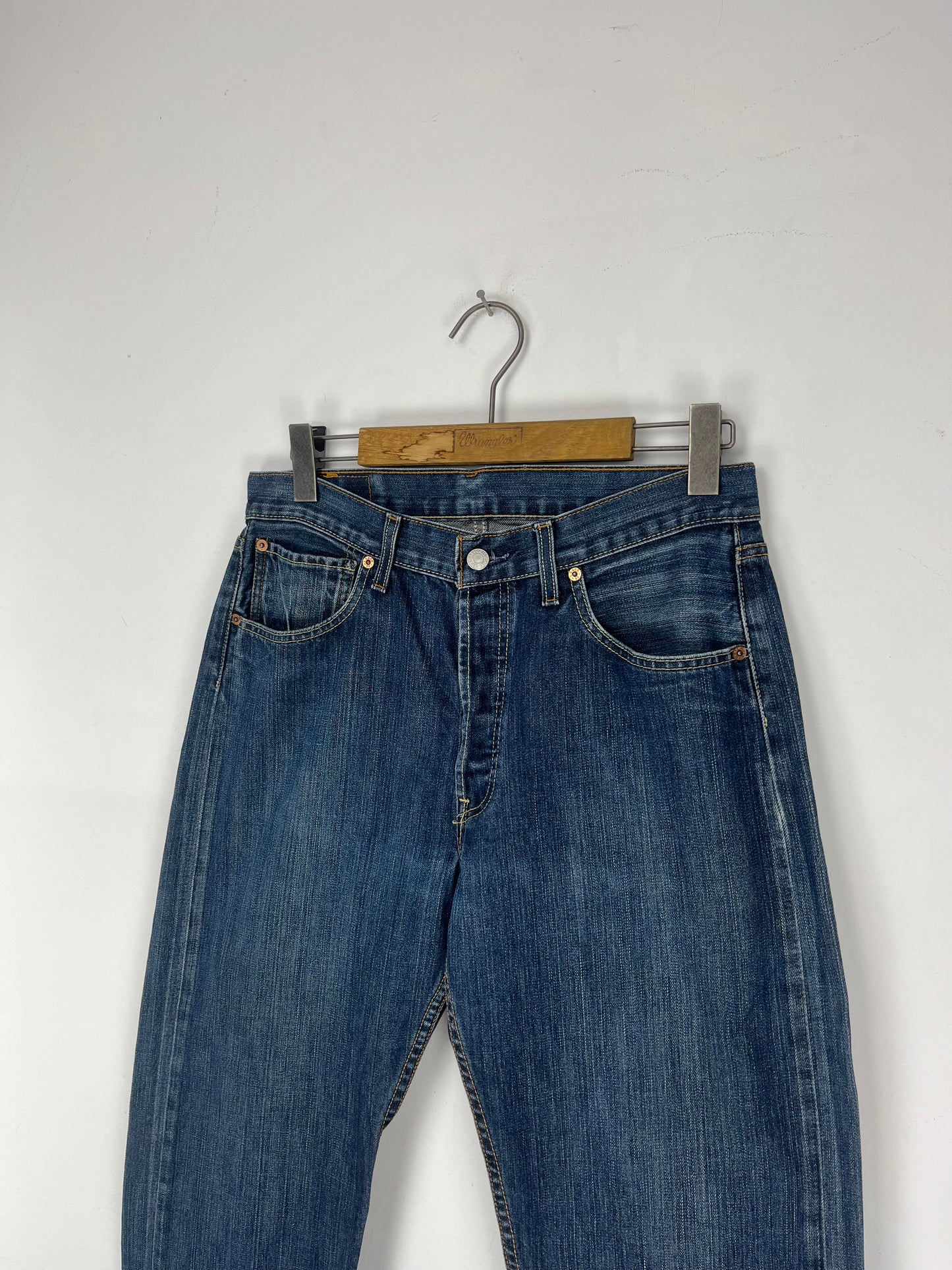 LEVIS 501 dark blue denim