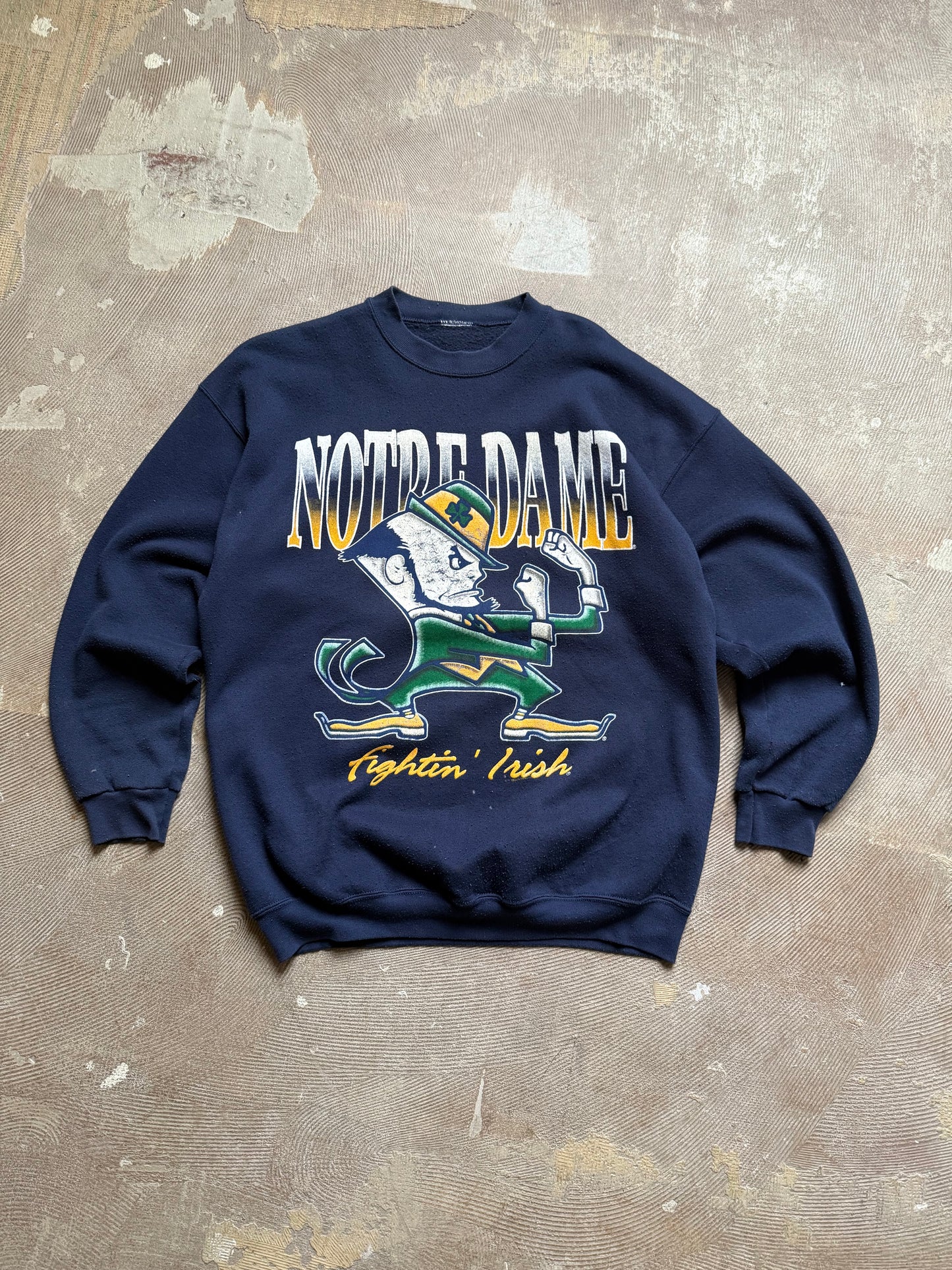 vtg 80s Notre Dame fightin irish sweater