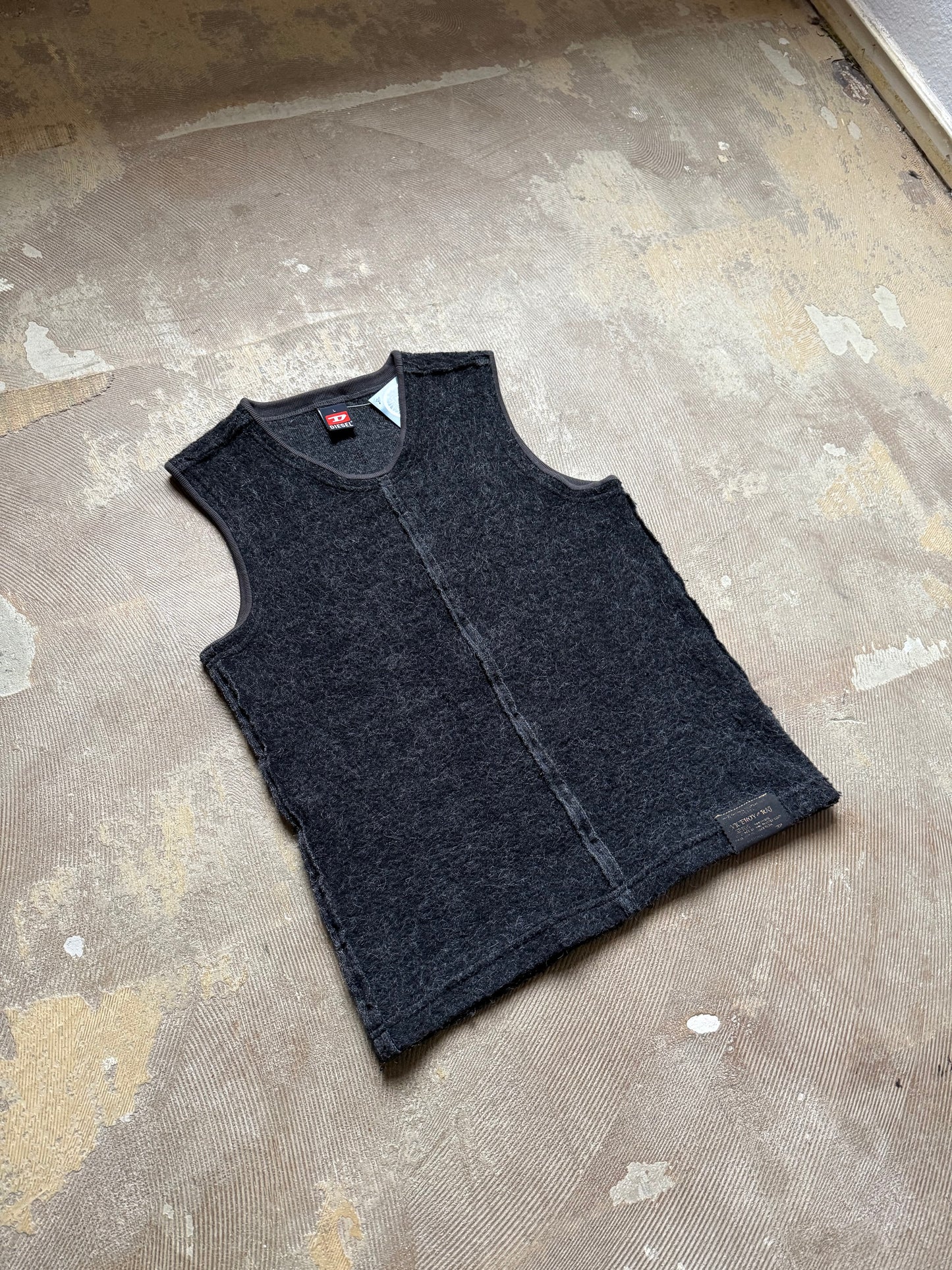 Diesel Vest wool x Poly x mohair