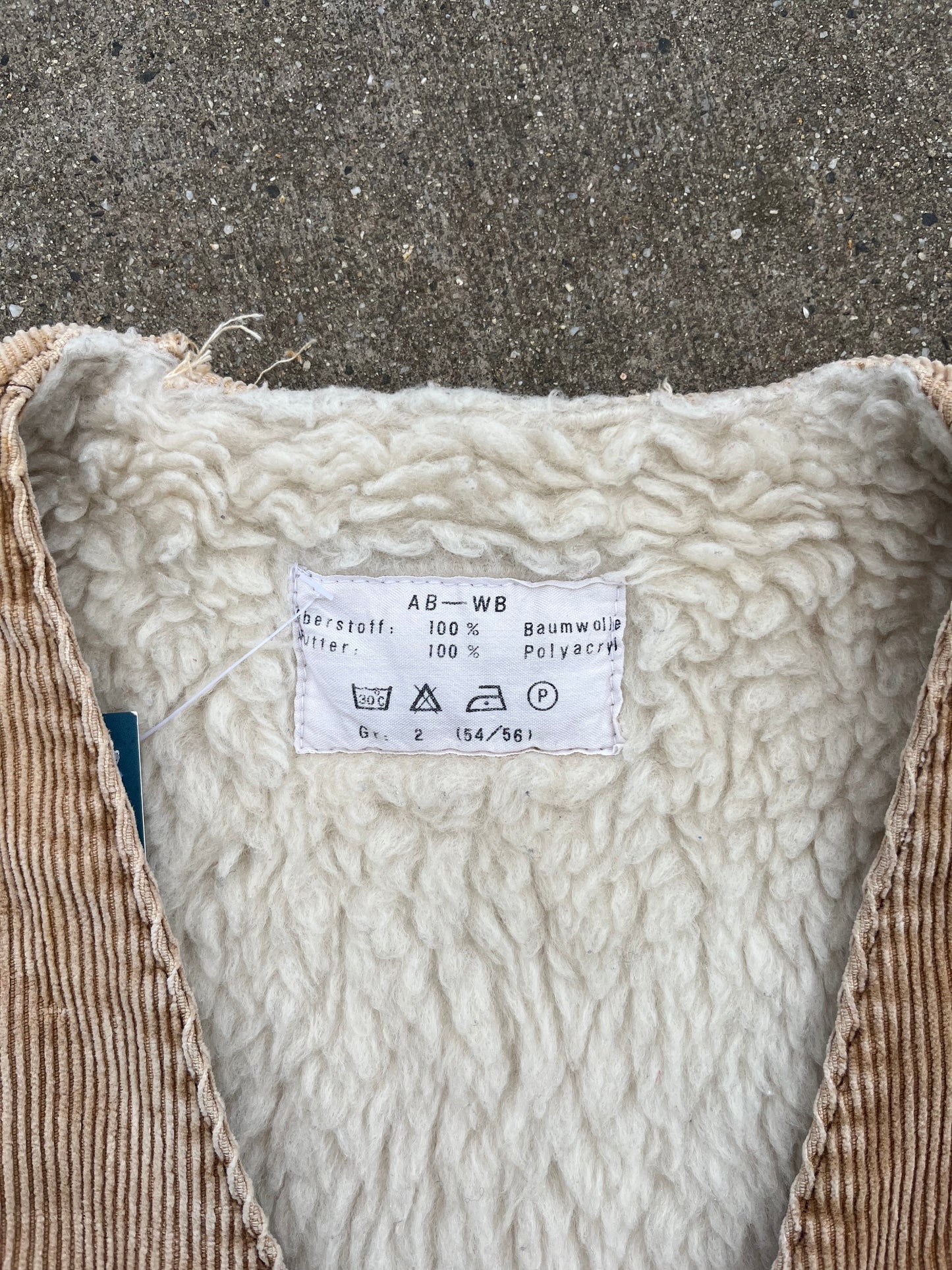 Vintage Sherpa Vest