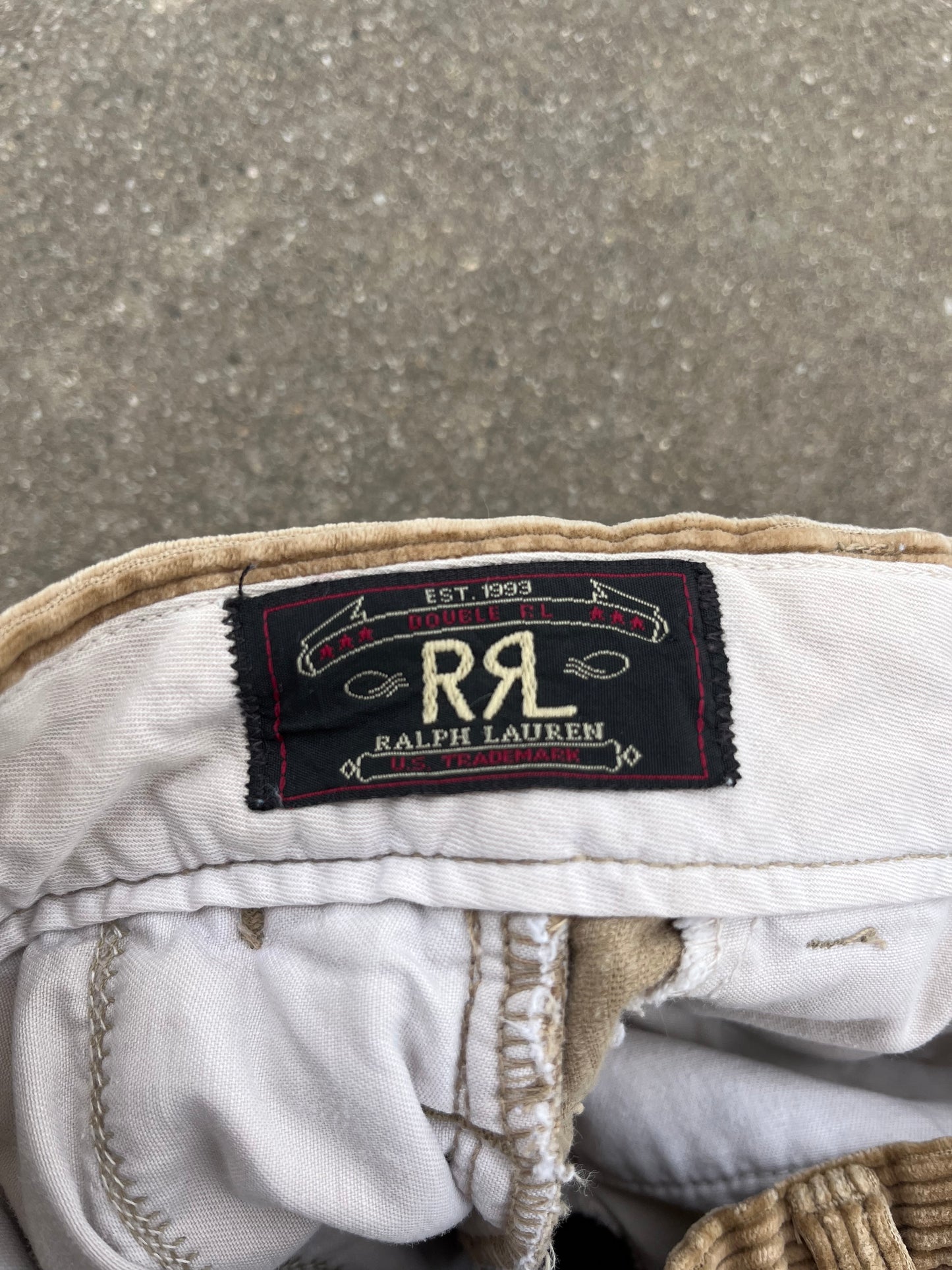 RARE double RL Corduroy pants