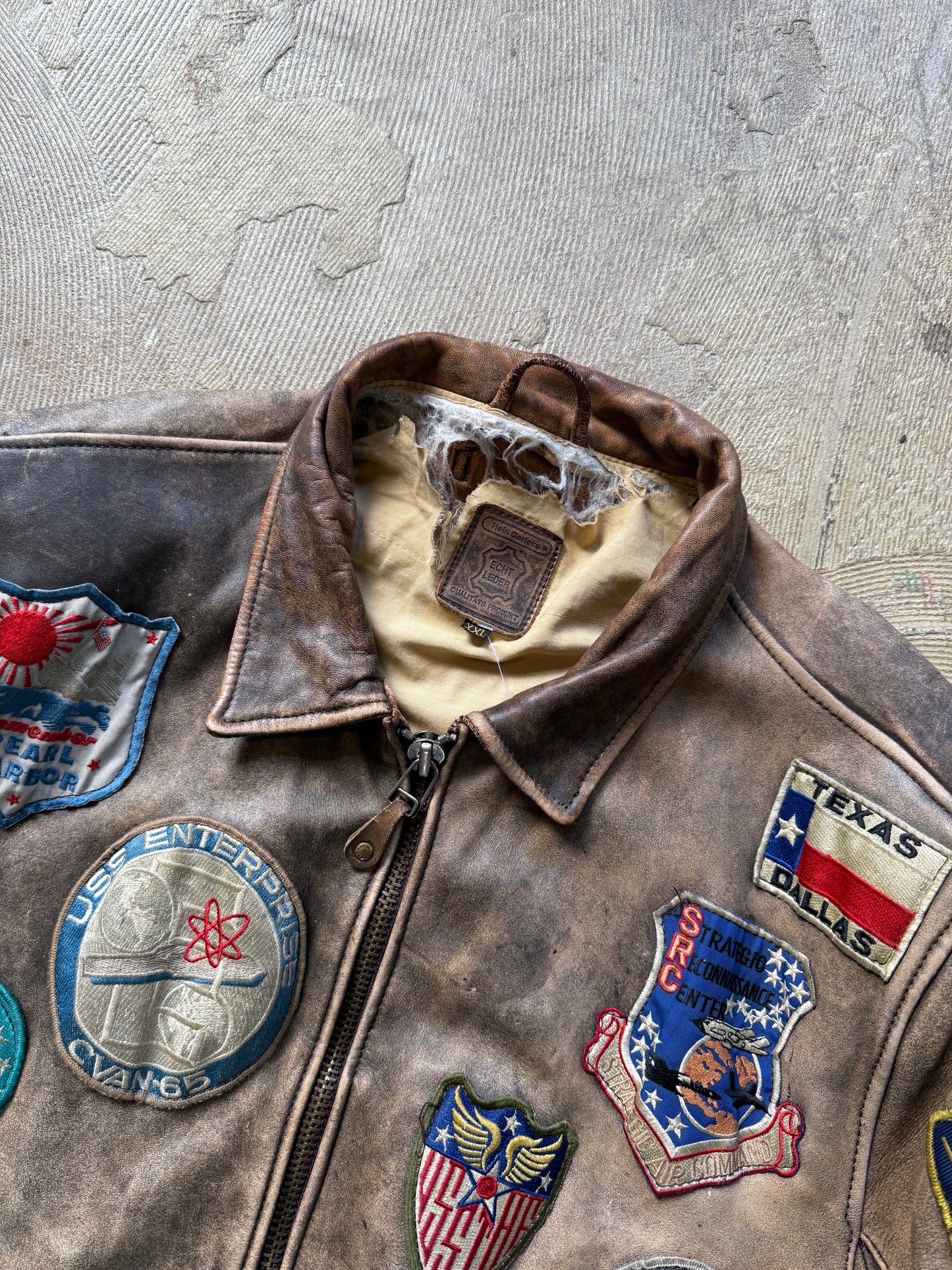 Top Gun vtg Leather jacket Hein Gericke