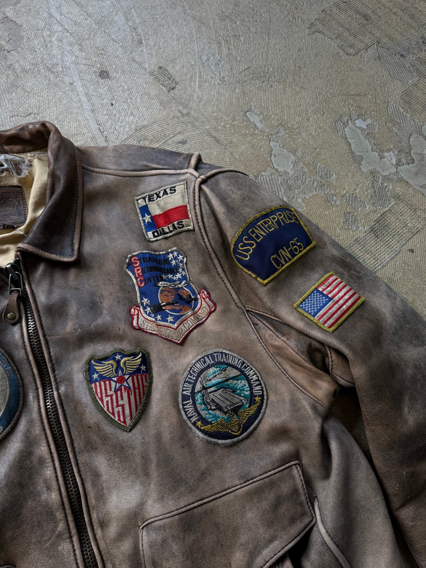 Top Gun vtg Leather jacket Hein Gericke