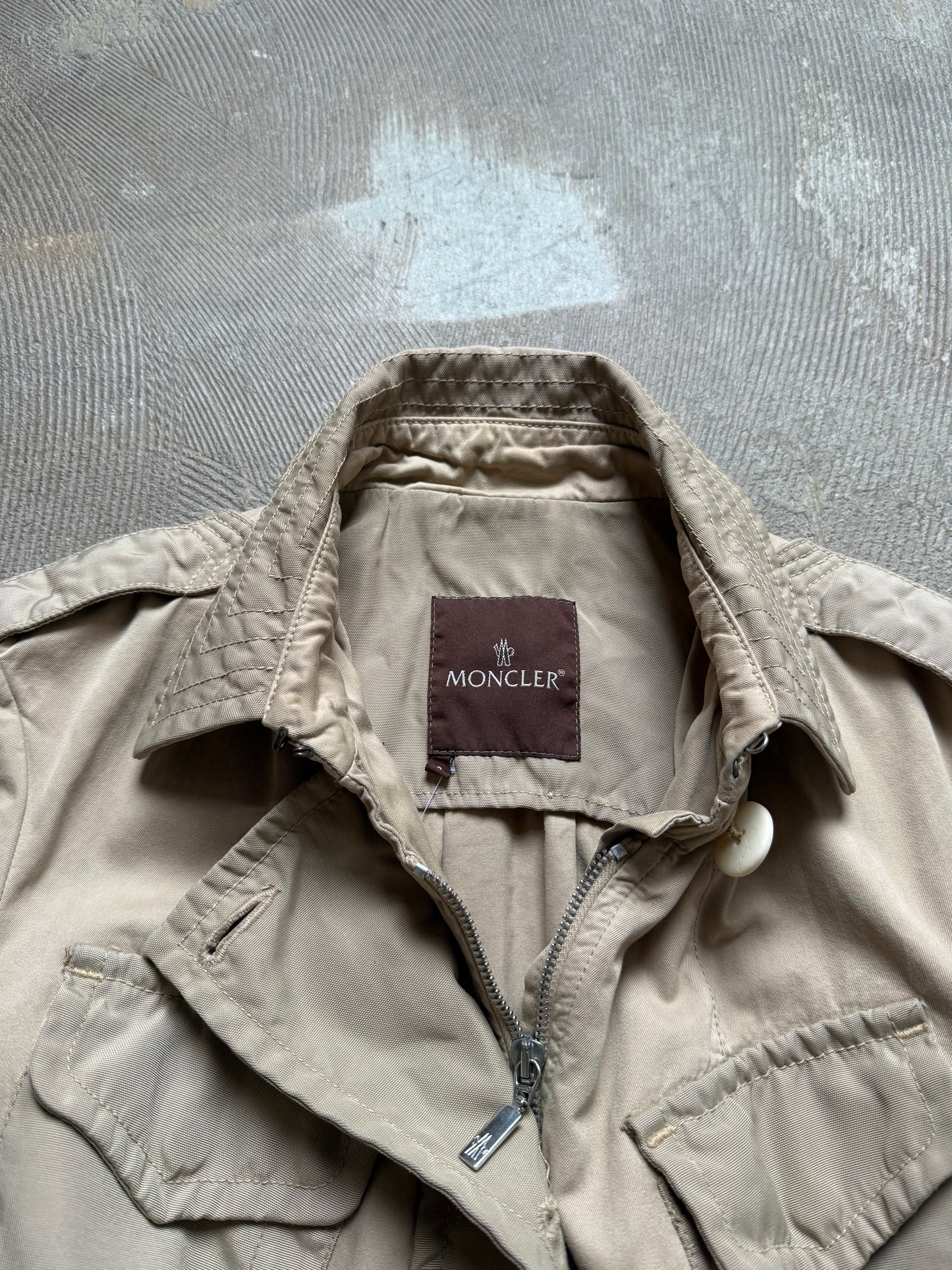 Moncler M-65 Multi-Pocket two tone jacket