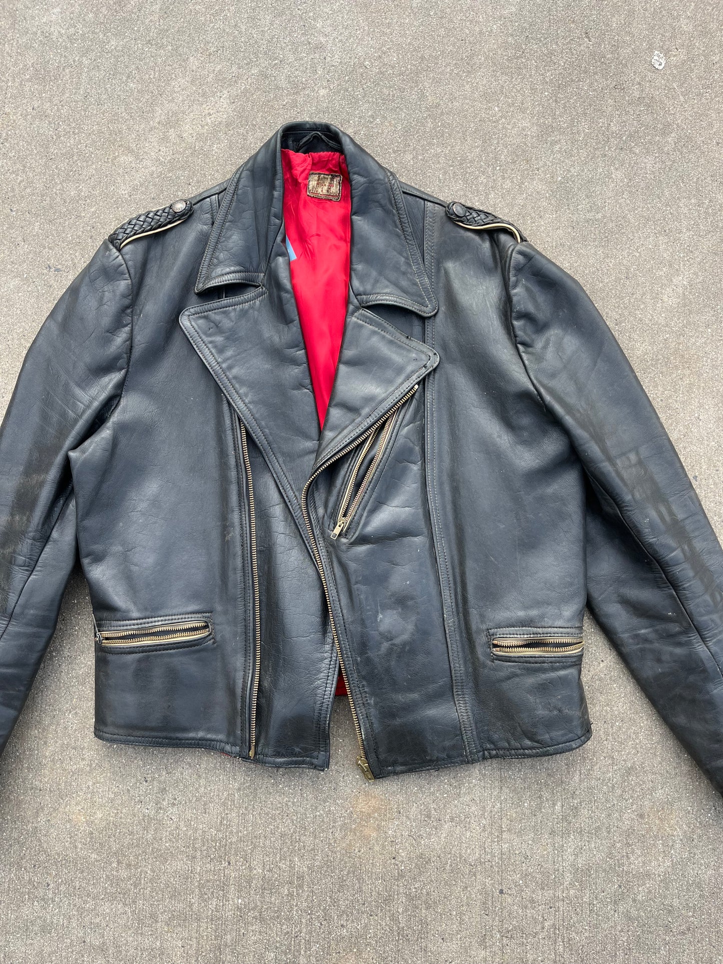 Haelson Vintage leather jacket 40s - 50s