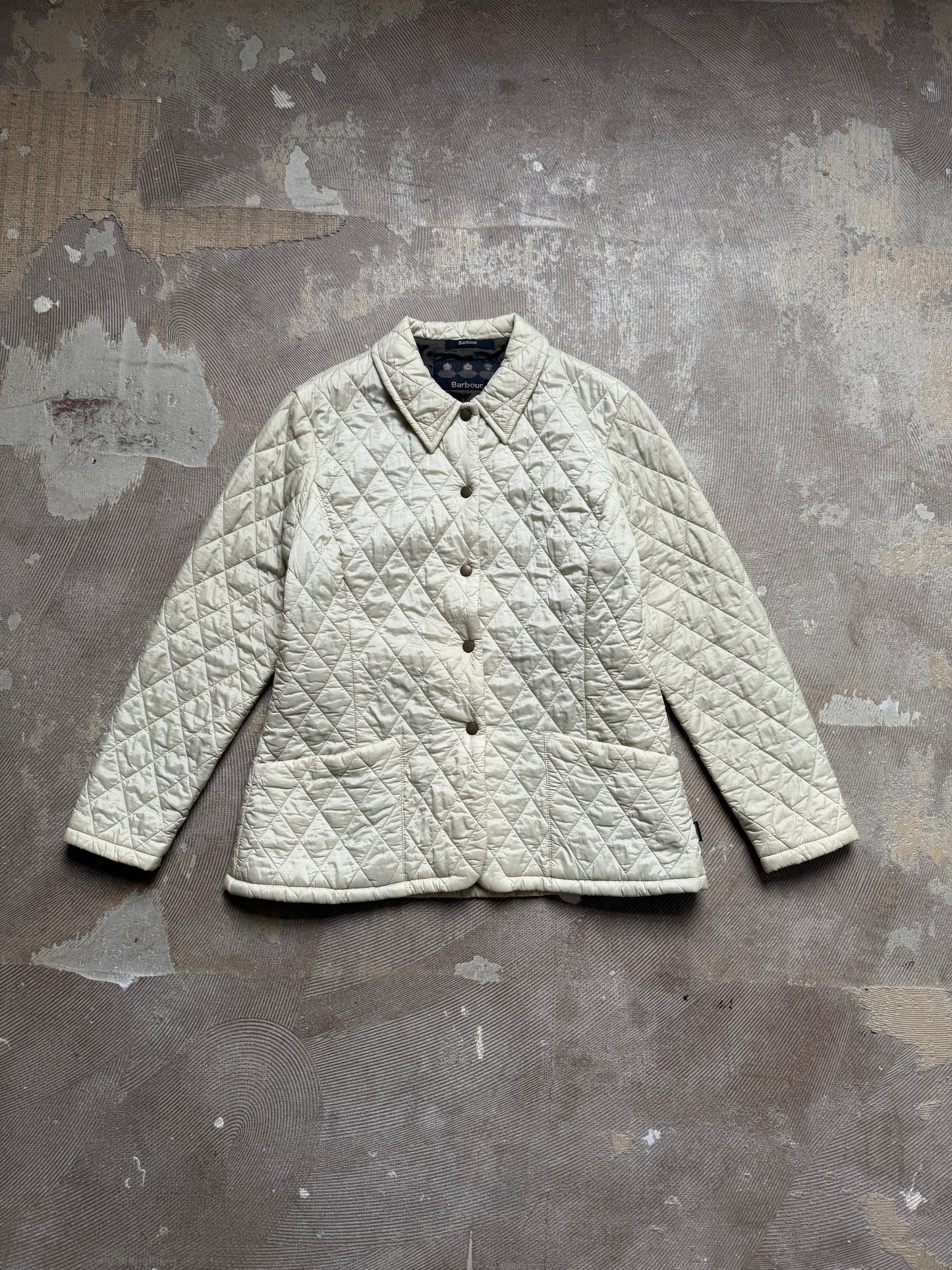 Barbour Steppjacke Beige