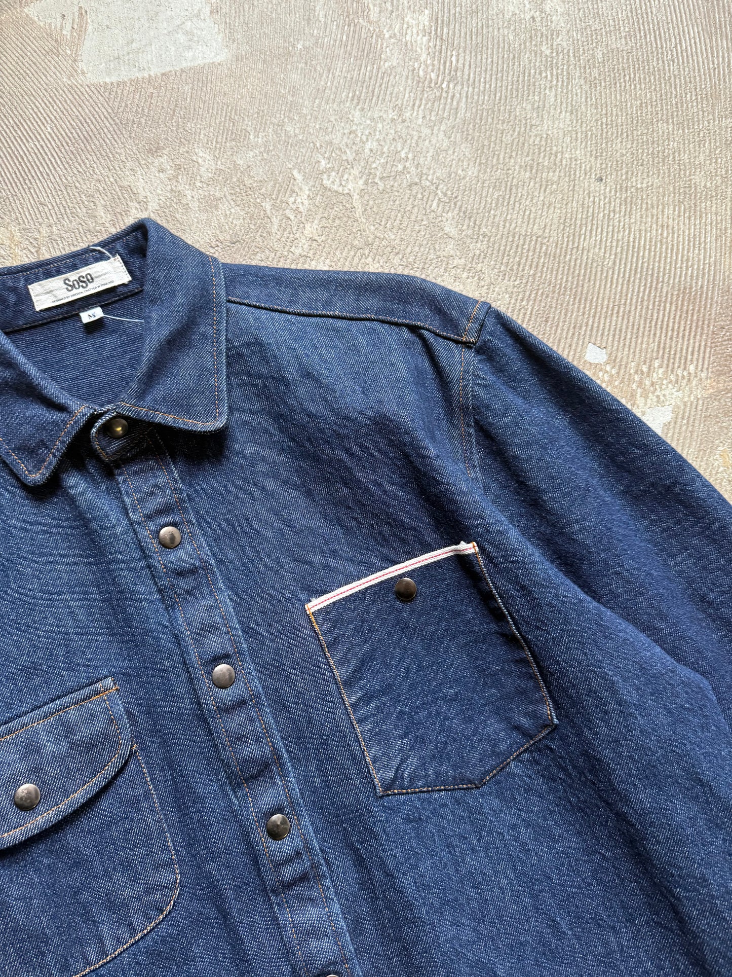 SoSo selvedge denim denim shirt