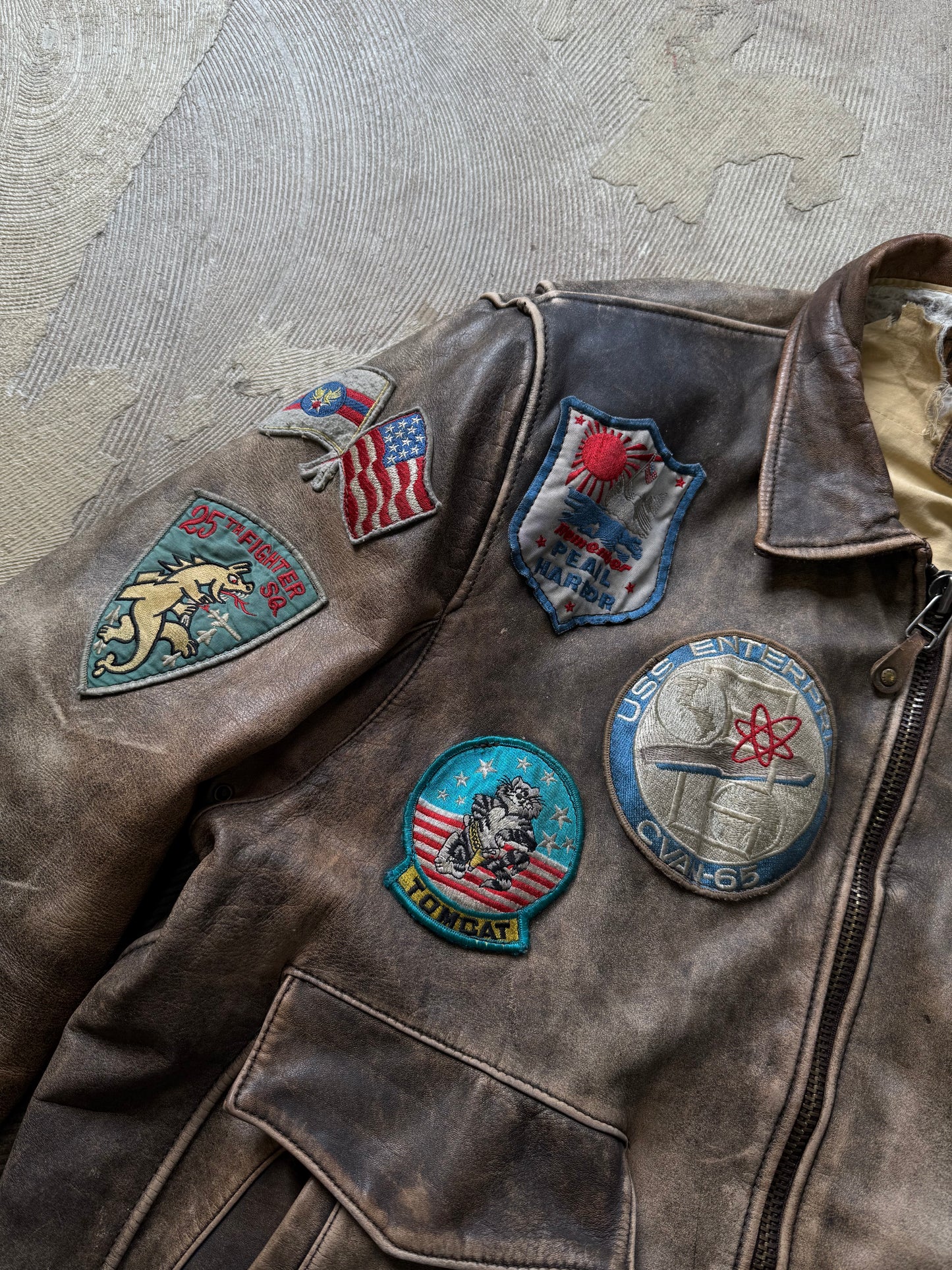 Top Gun vtg Leather jacket Hein Gericke