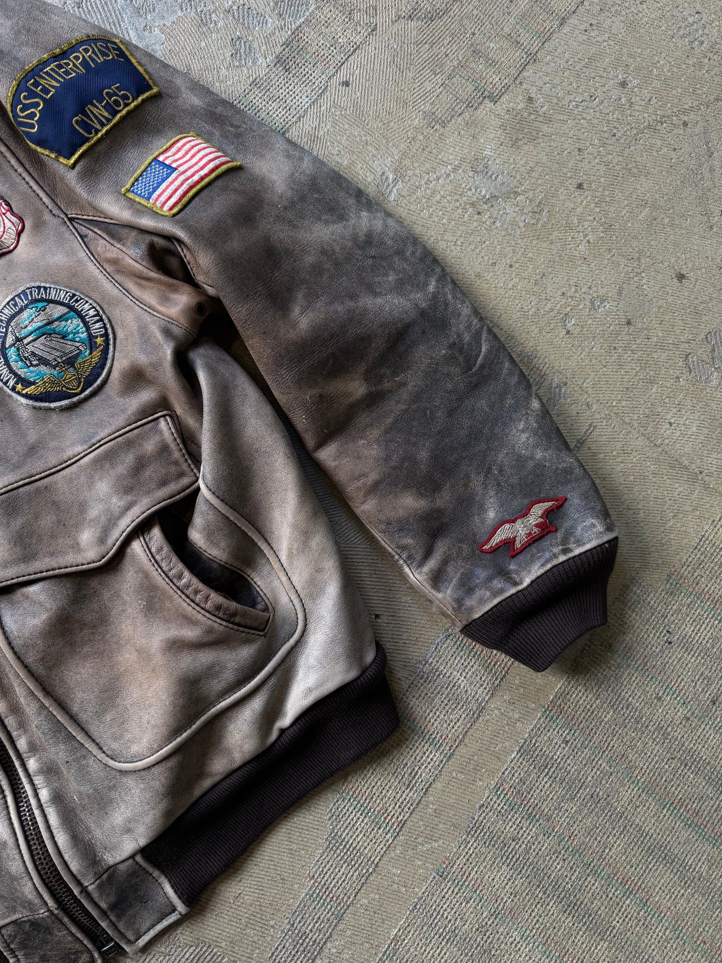 Top Gun vtg Leather jacket Hein Gericke