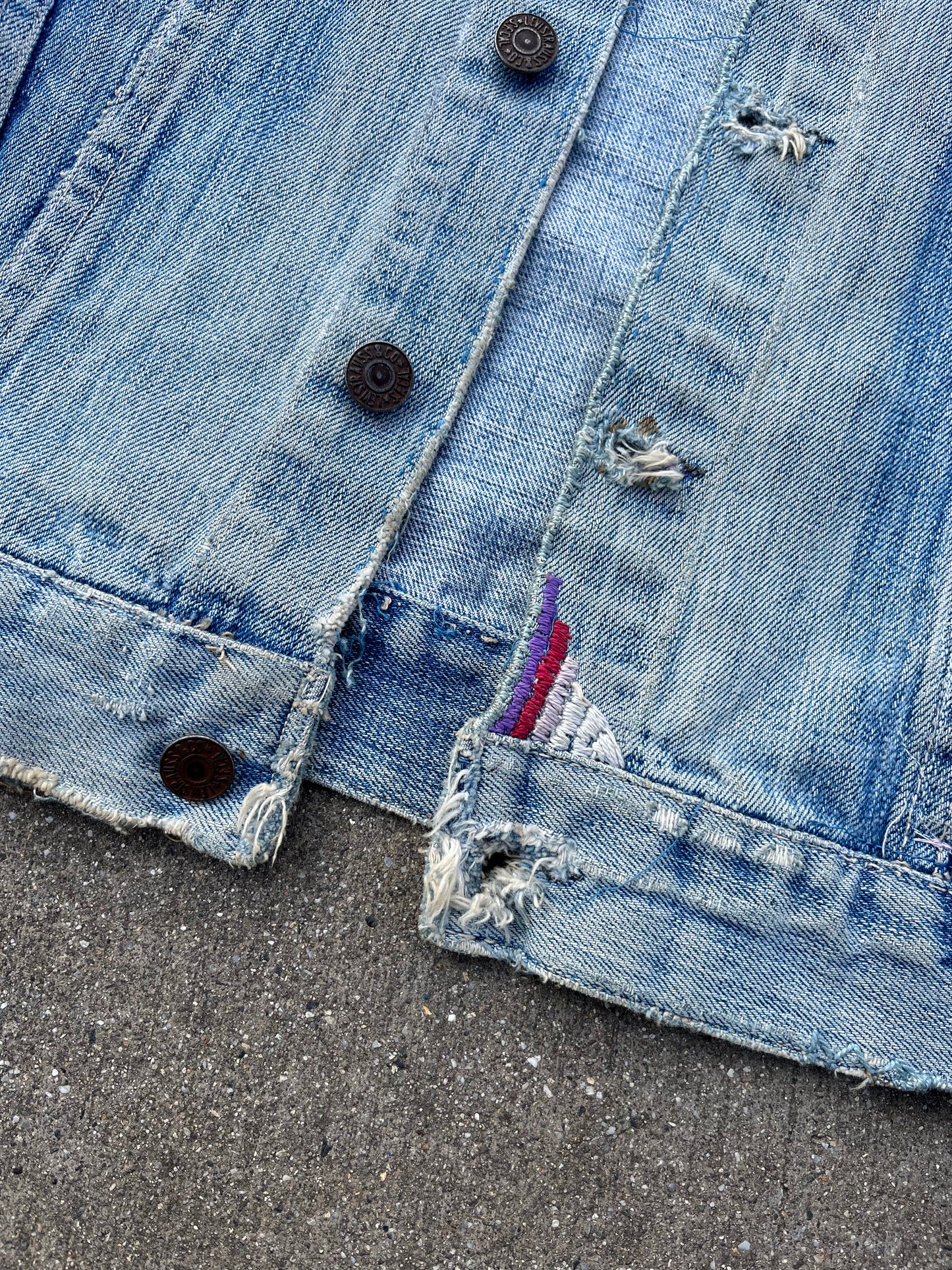 Levi´s vintage 1970´s unique denim jacket