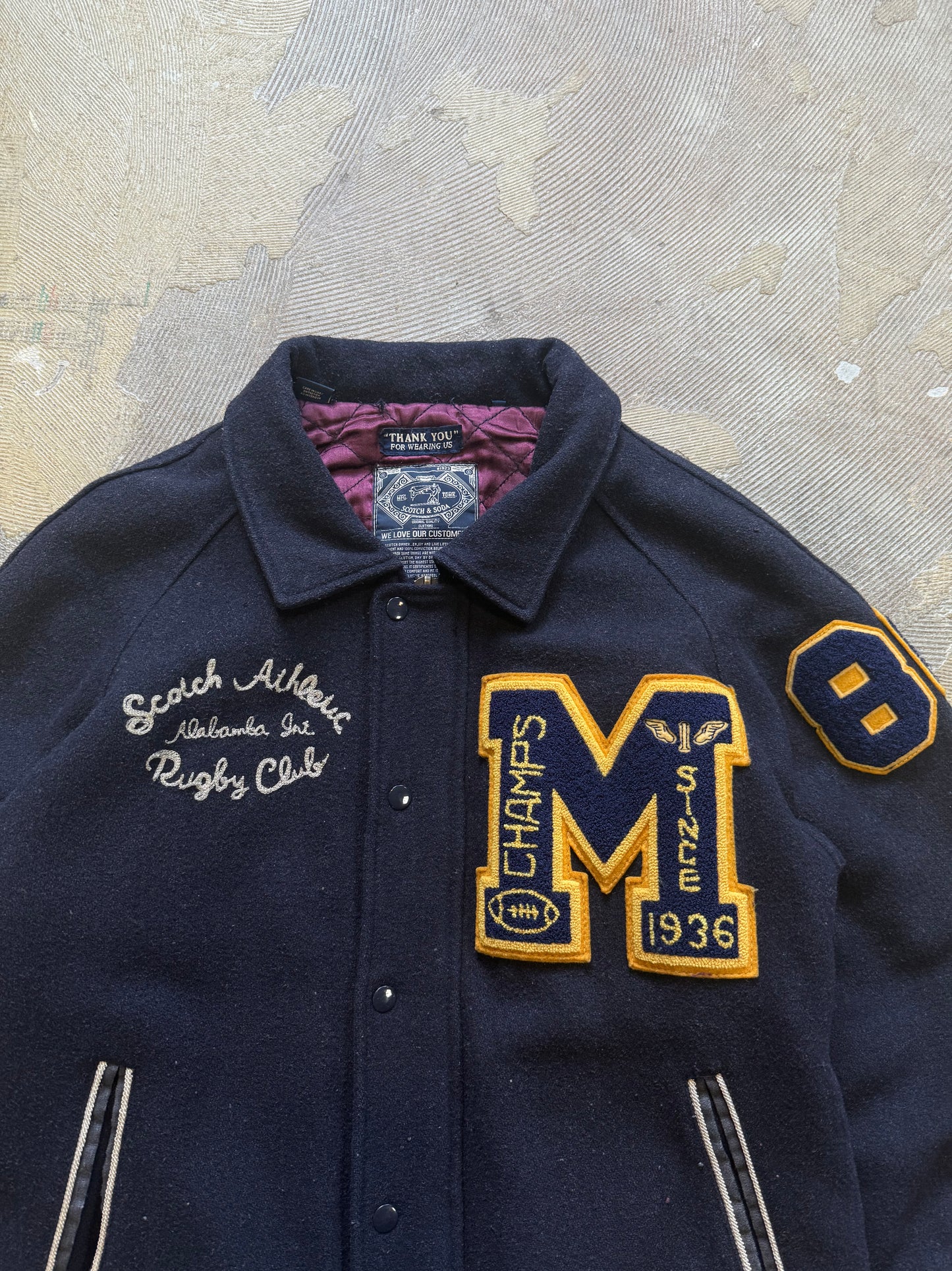 Scotch & Soda Varsity Wool jacket