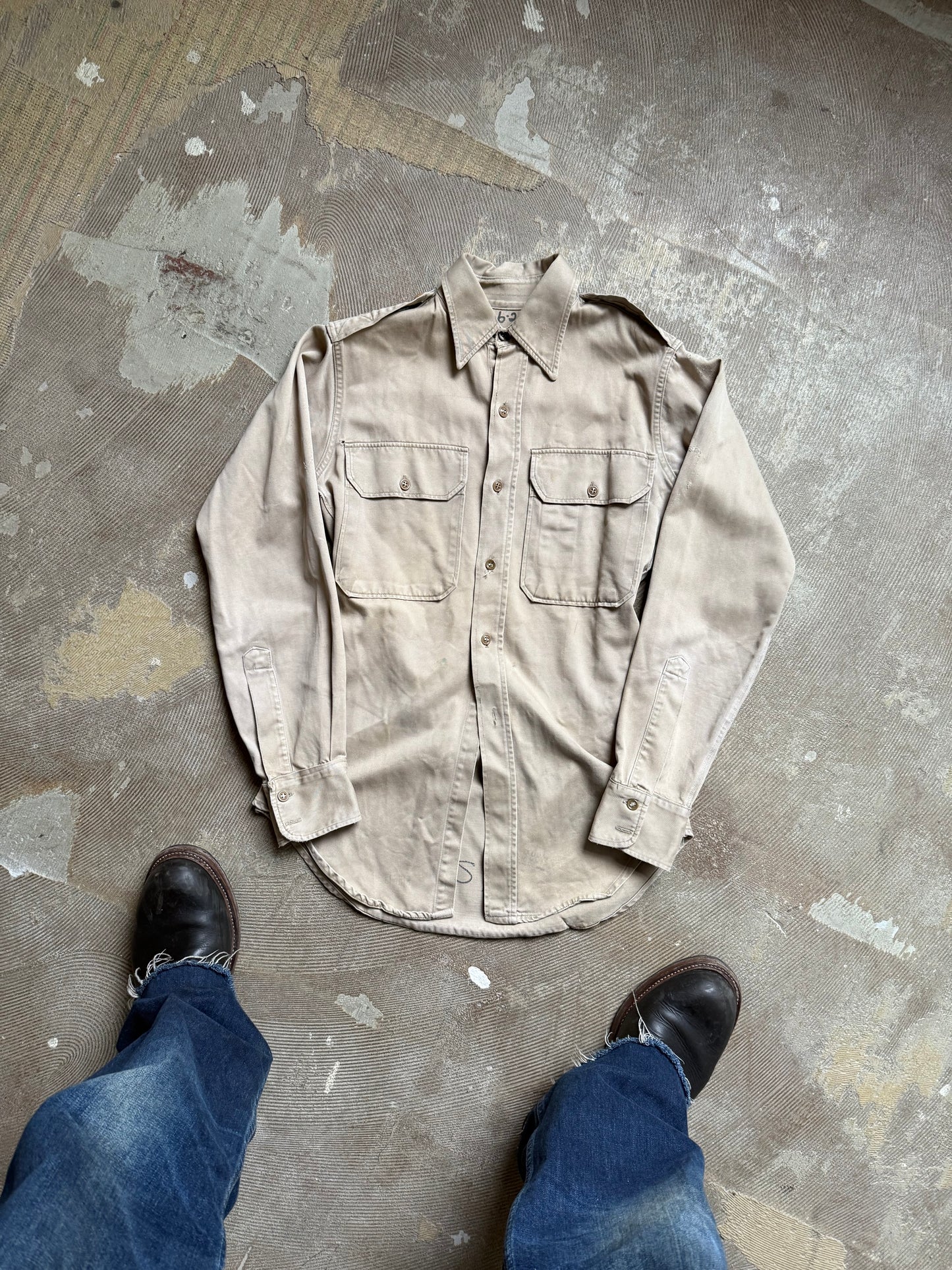 vtg 40er / 50er Jahre Hemd