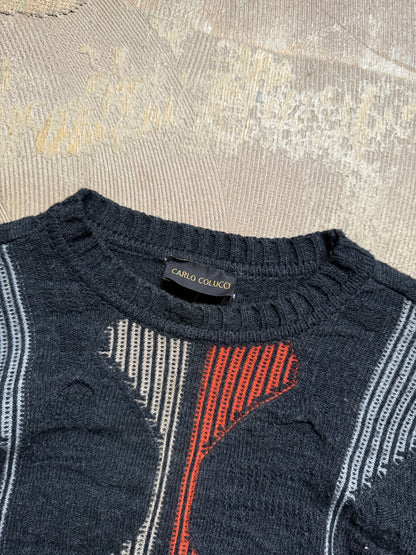 vtg Carlo Colucci knit sweater