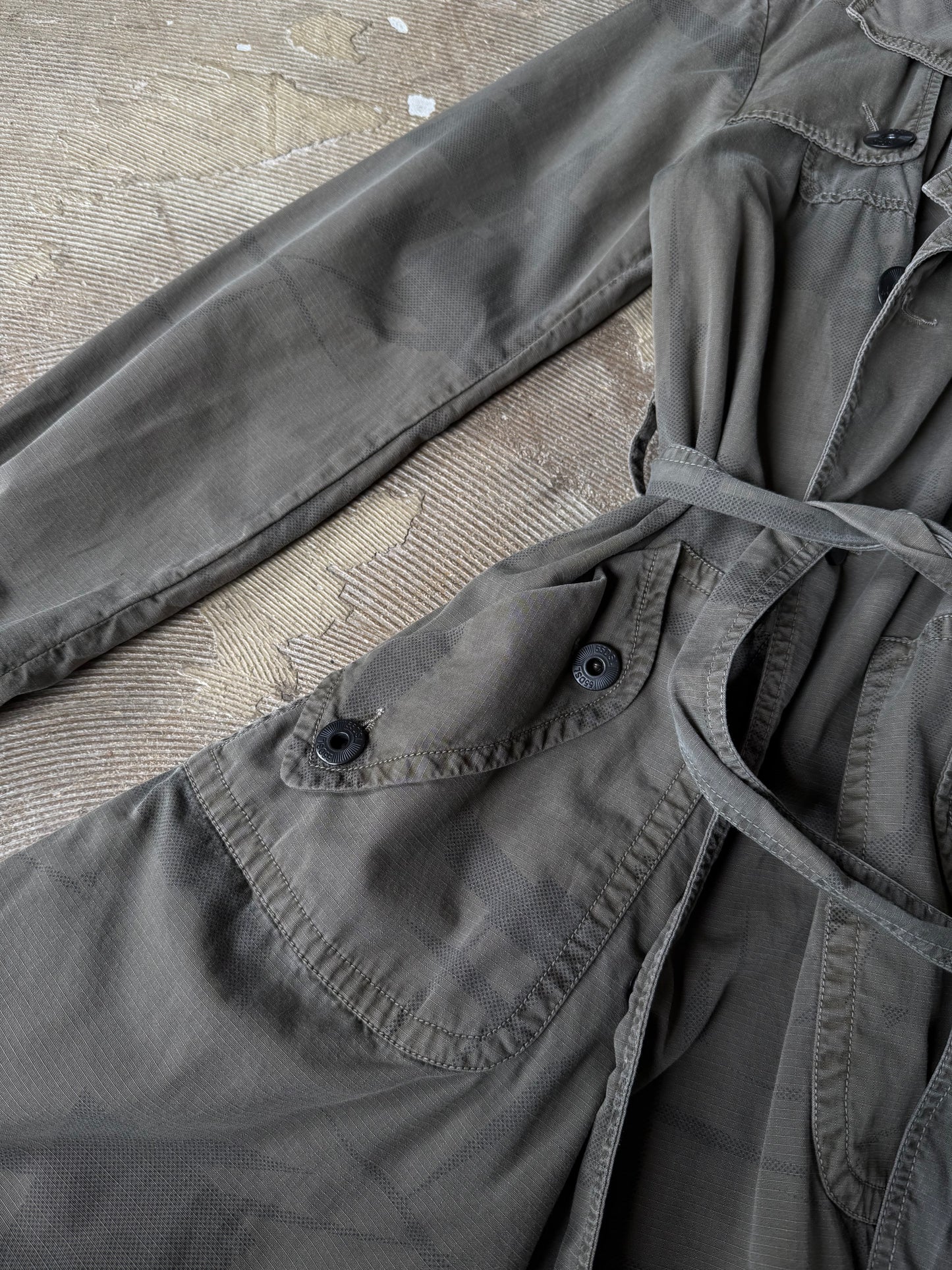 Diesel 55 Coat Trench Style