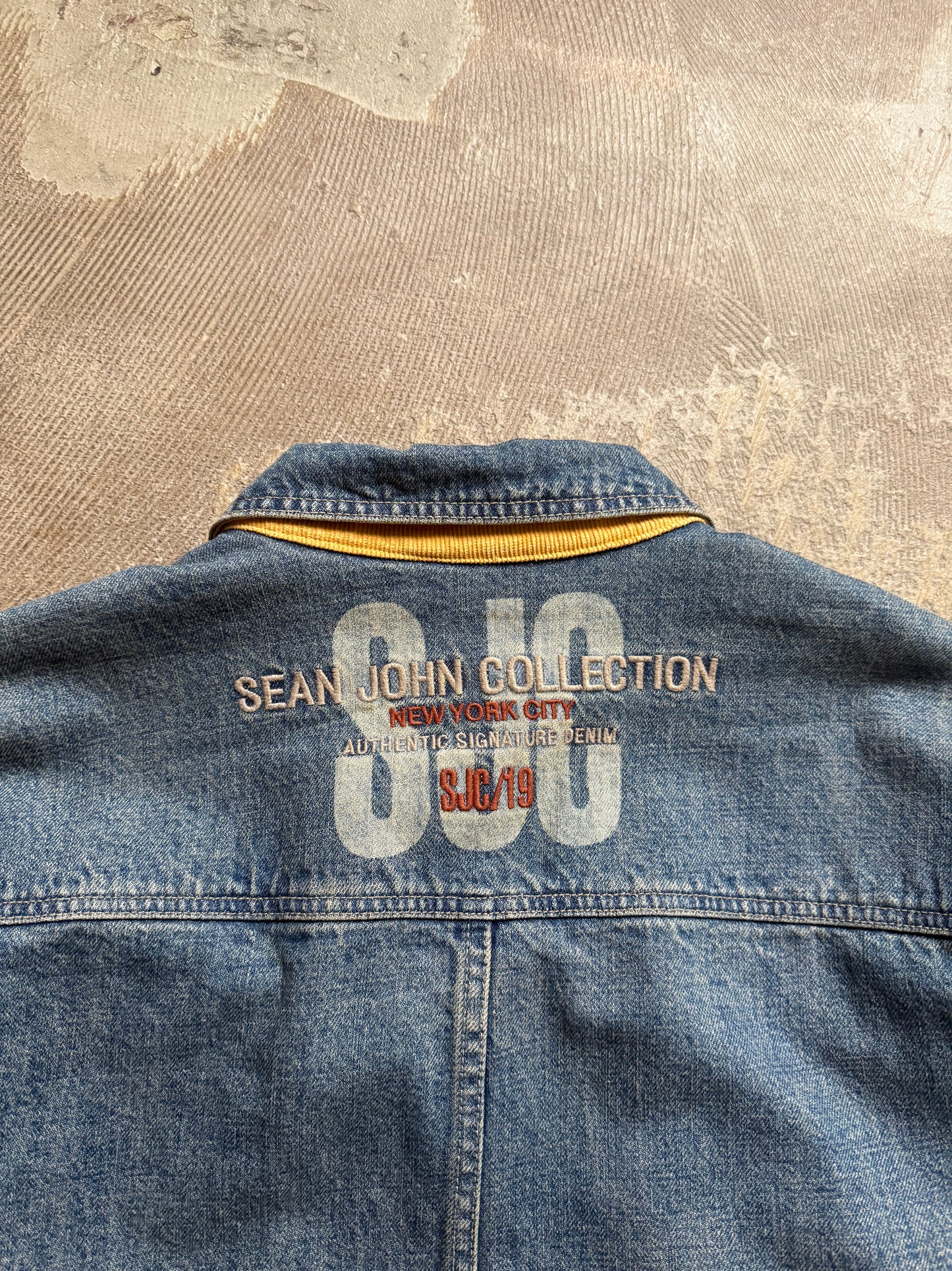 Sean John Collection oversize denim jacket