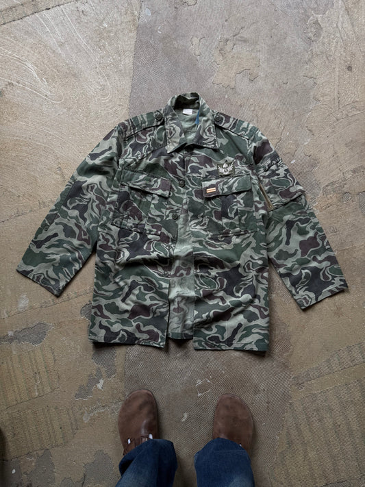vtg South Korean Noodle Camouflage 1970s