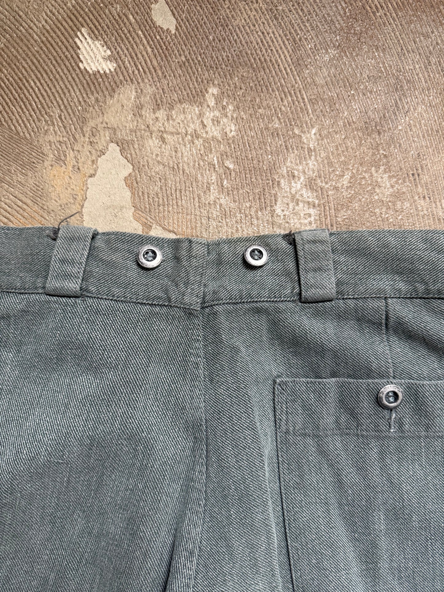 Vtg Swiss Army 50s-70s denim workwear pants