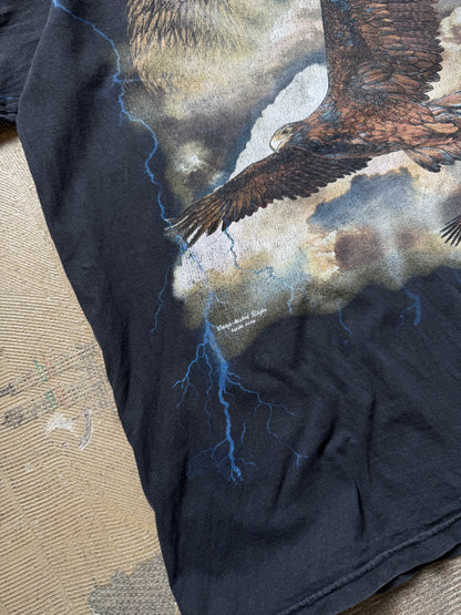 Australia Eagle Wild Life black shirt