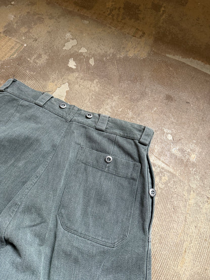 Vtg Swiss Army 50s-70s denim workwear pants