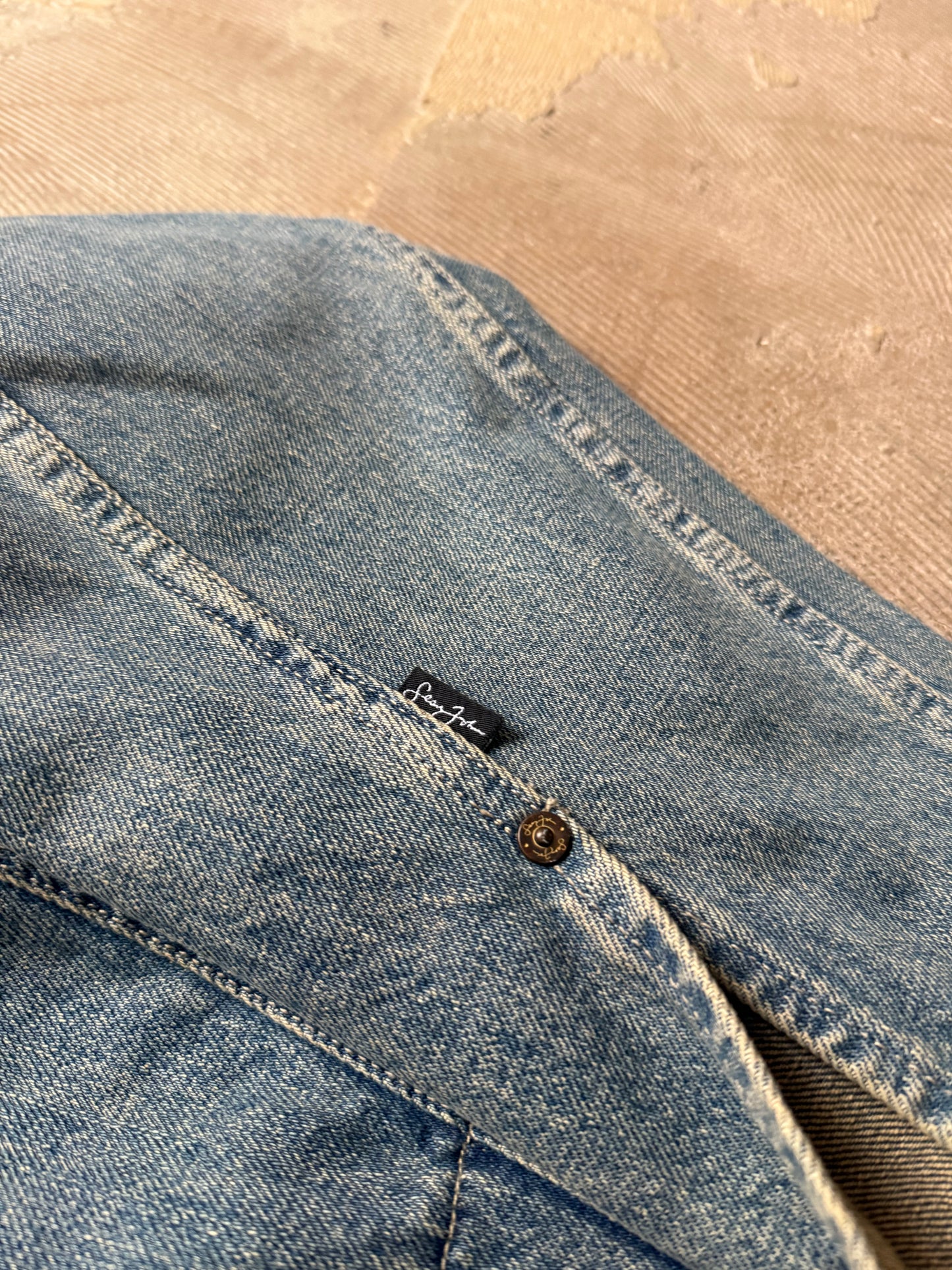 Sean John Collection oversize denim jacket