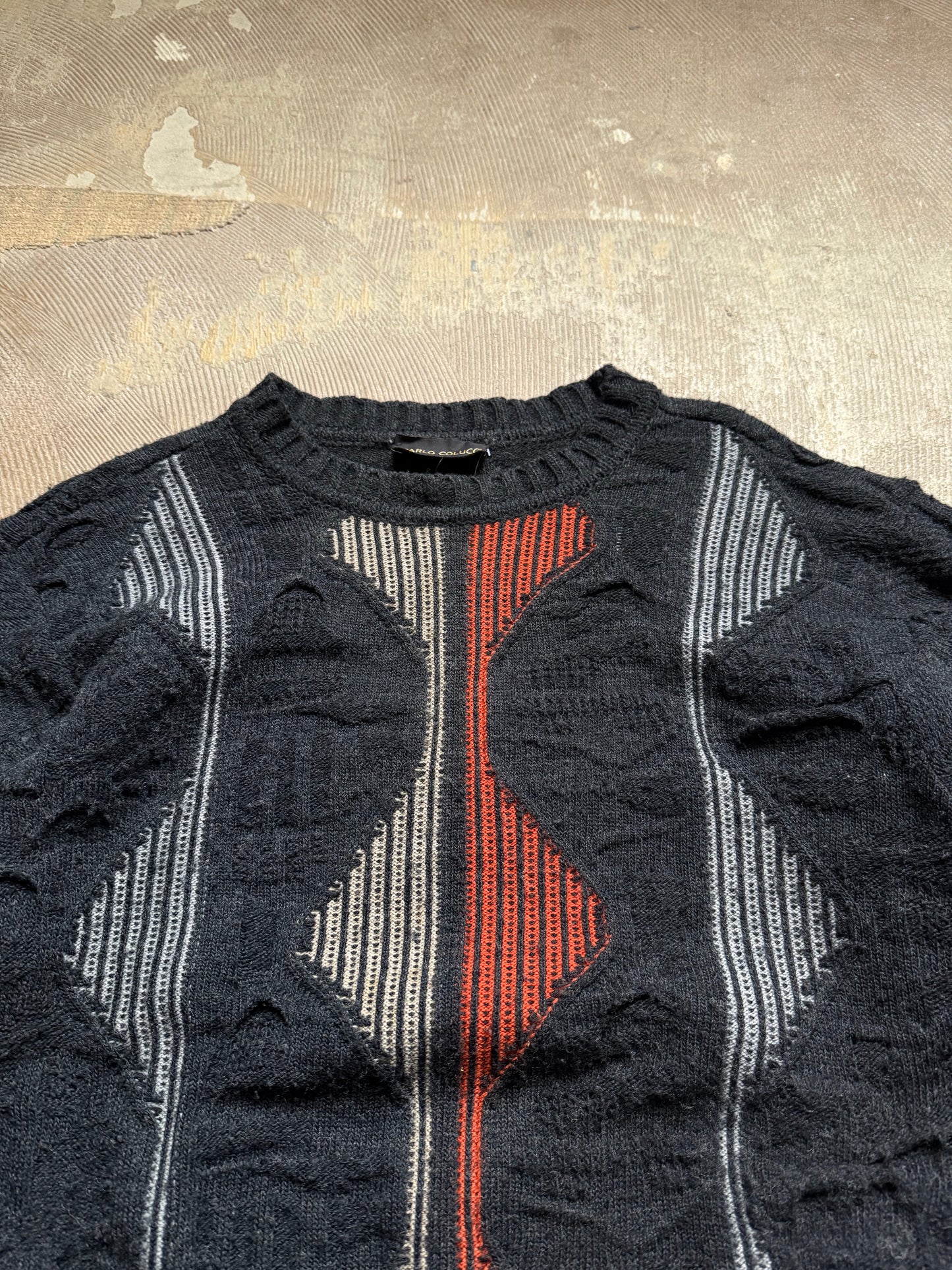 vtg Carlo Colucci knit sweater