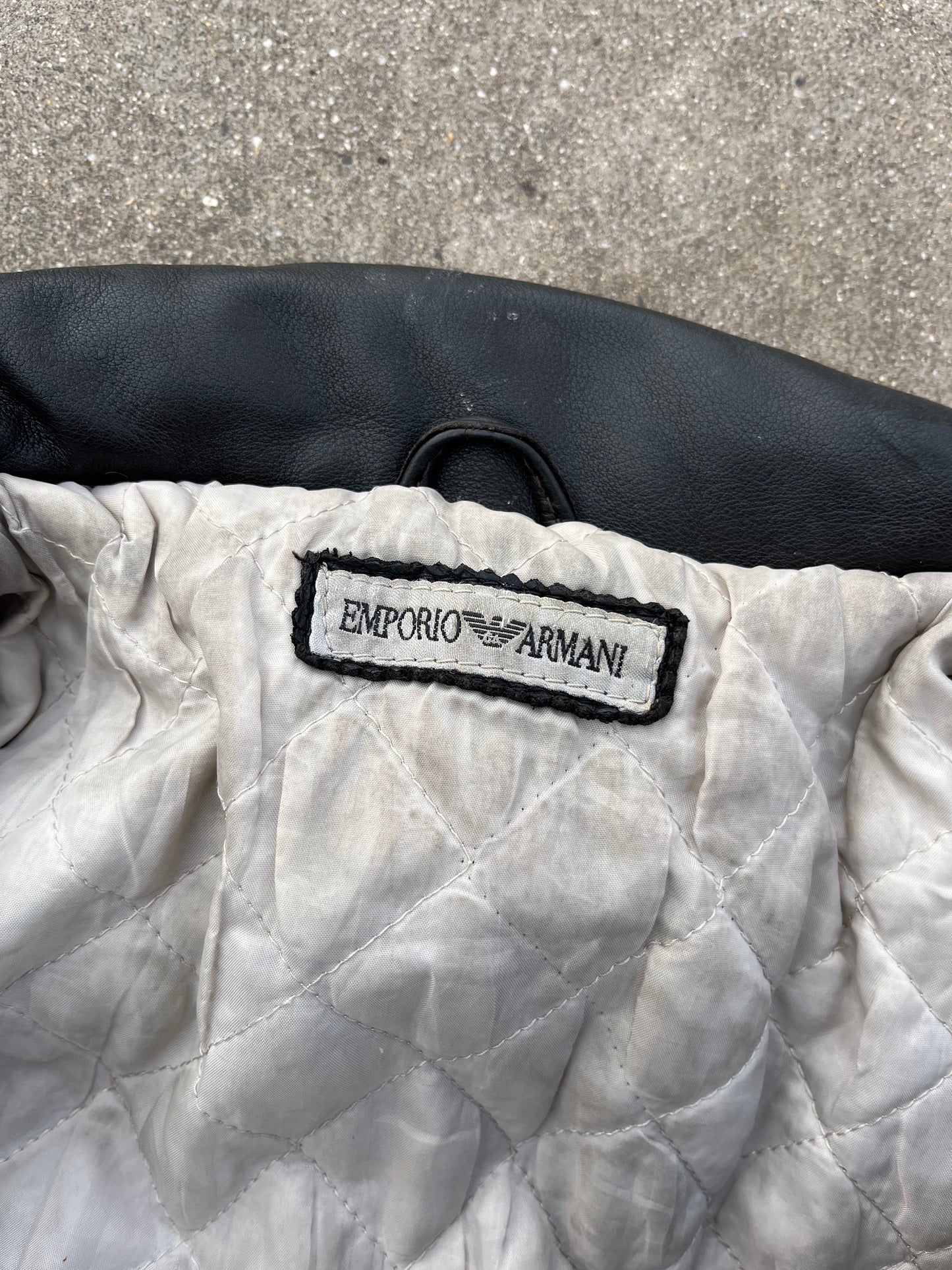 Emporio Armani 80´s leather jacket