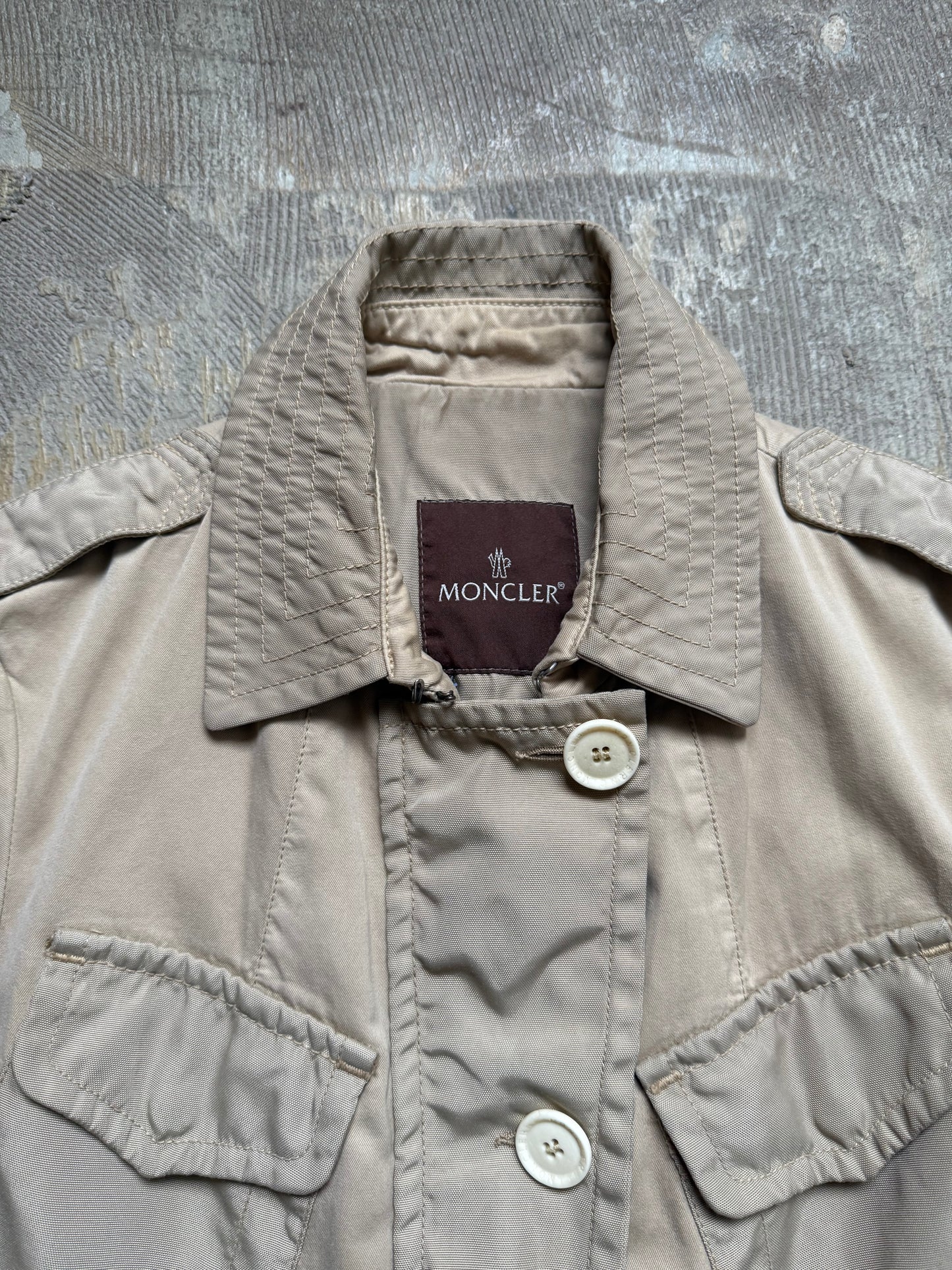 Moncler M-65 Multi-Pocket two tone jacket