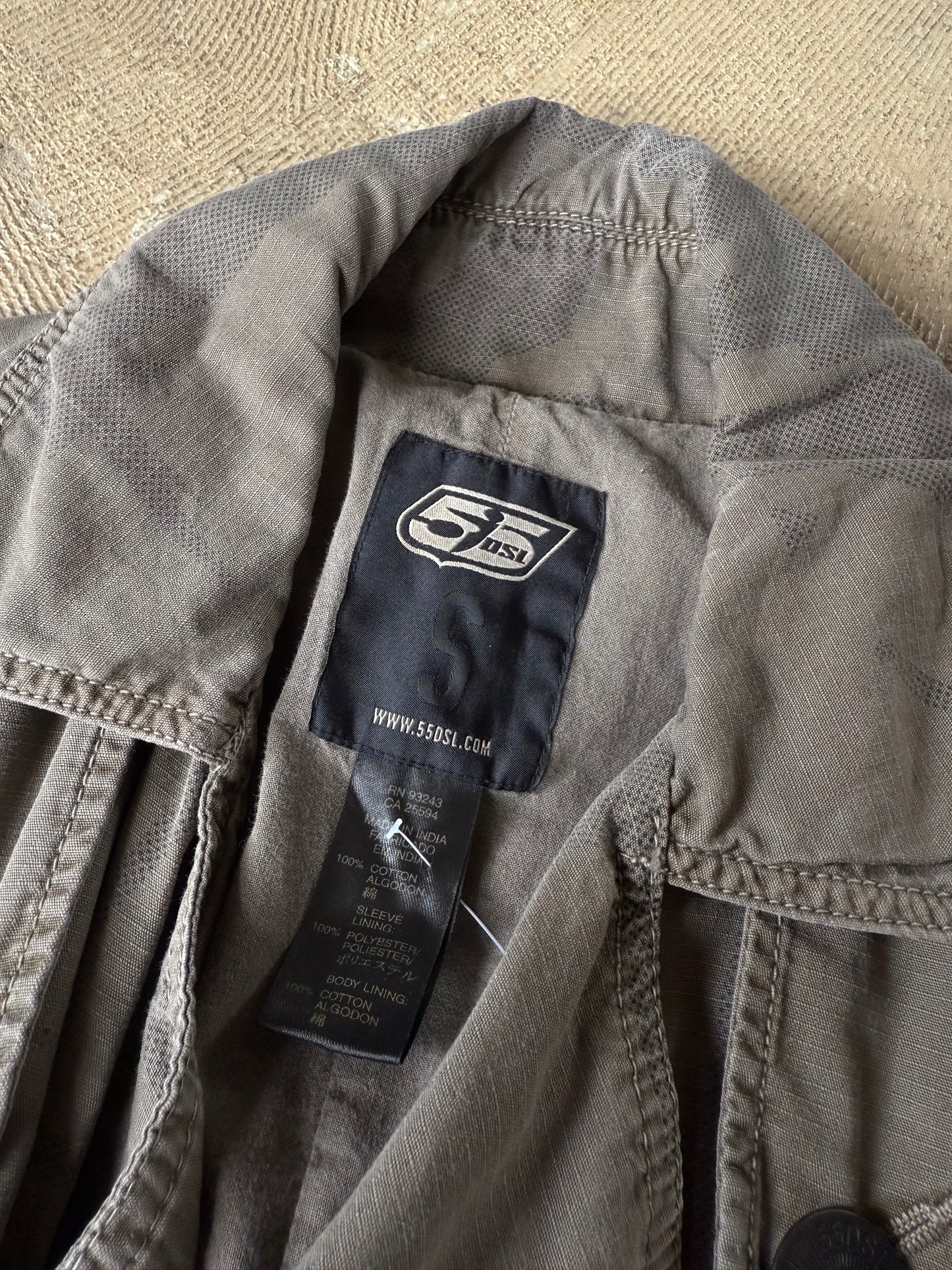 Diesel 55 Coat Trench Style