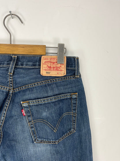 LEVIS 501 dark blue denim