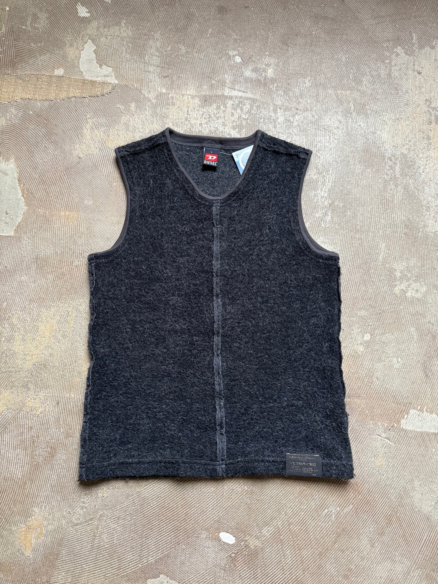 Diesel Vest wool x Poly x mohair