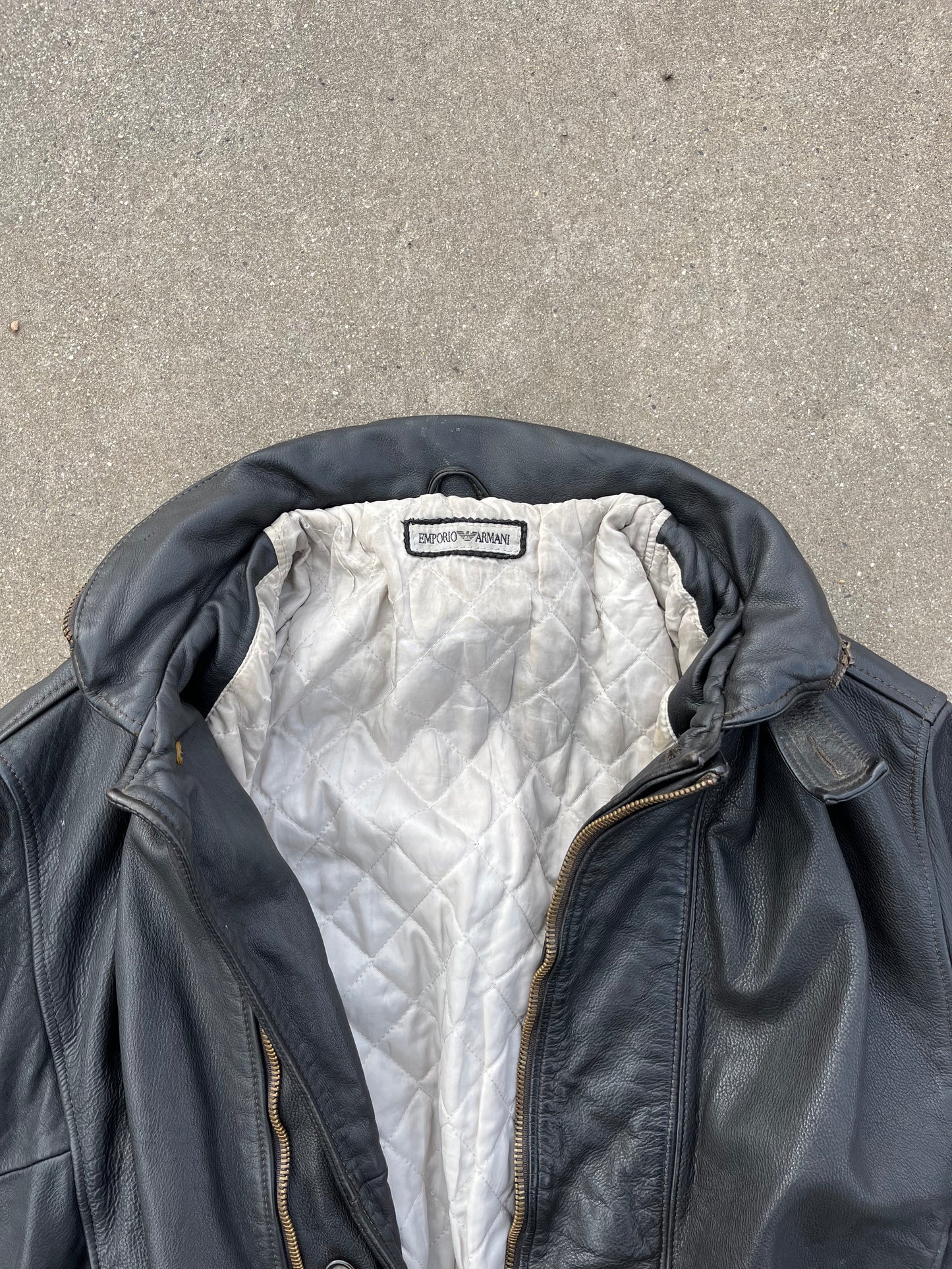 Emporio Armani 80´s leather jacket