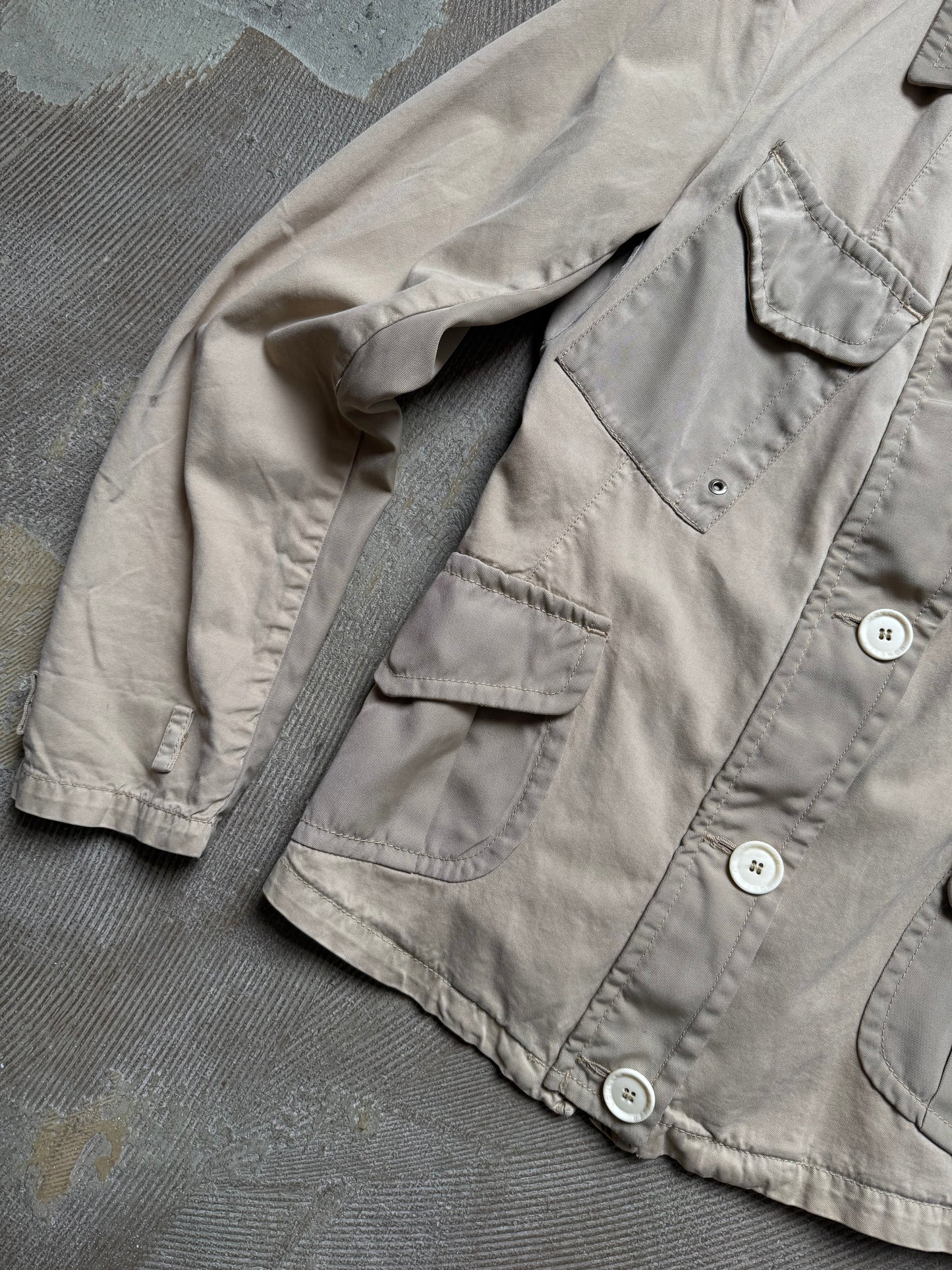 Moncler M-65 Multi-Pocket two tone jacket